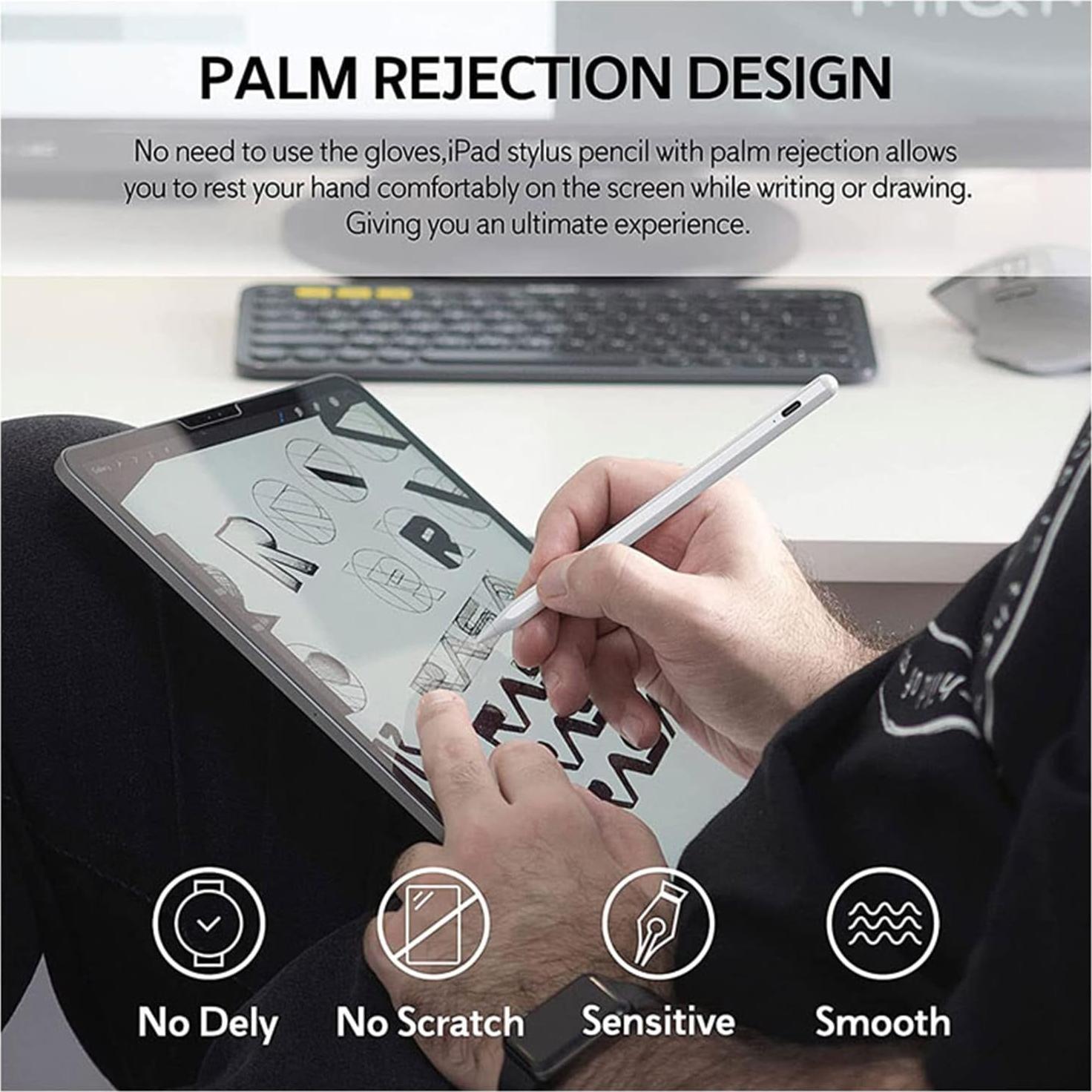 Lápiz Stylus Qukam para iPad con Sensibilidad y Rechazo de Palma