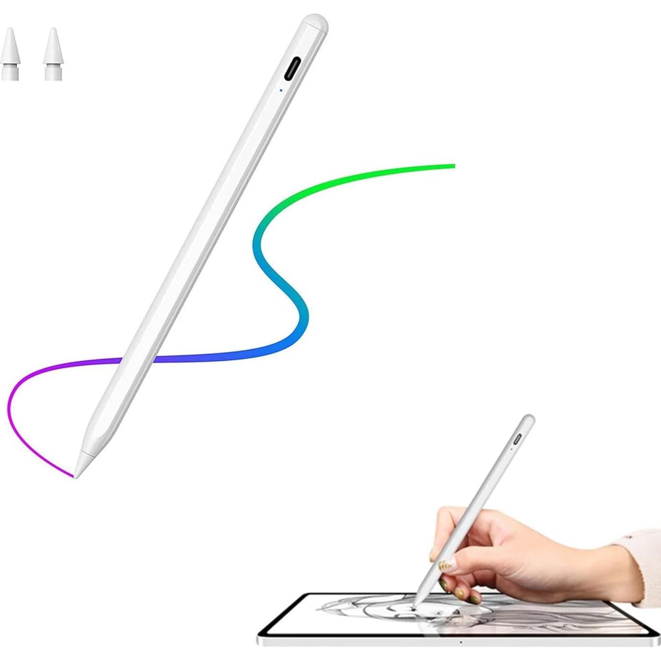 Lápiz Stylus Qukam para iPad con Sensibilidad y Rechazo de Palma