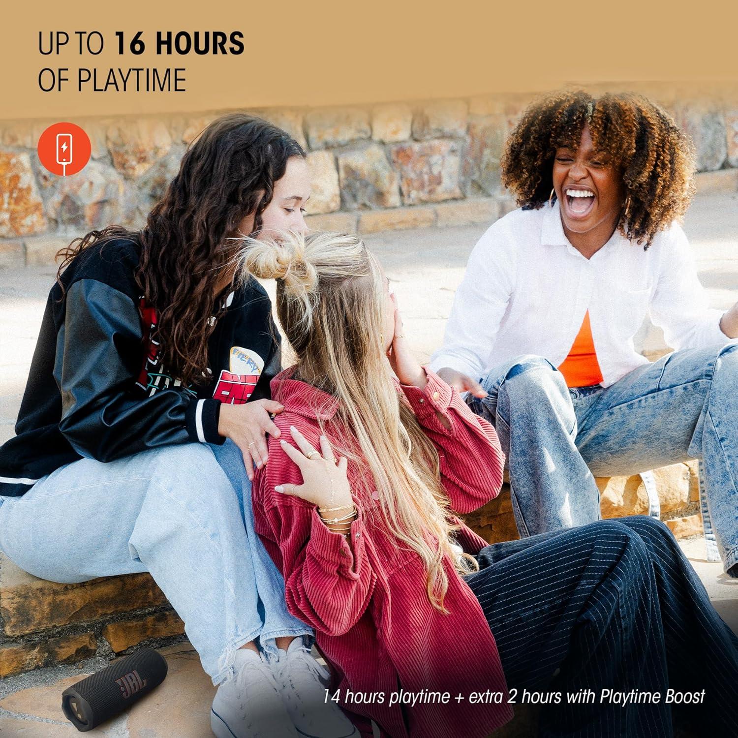 Altavoz portátil JBL Flip 7 - A prueba de agua y golpes, 16h