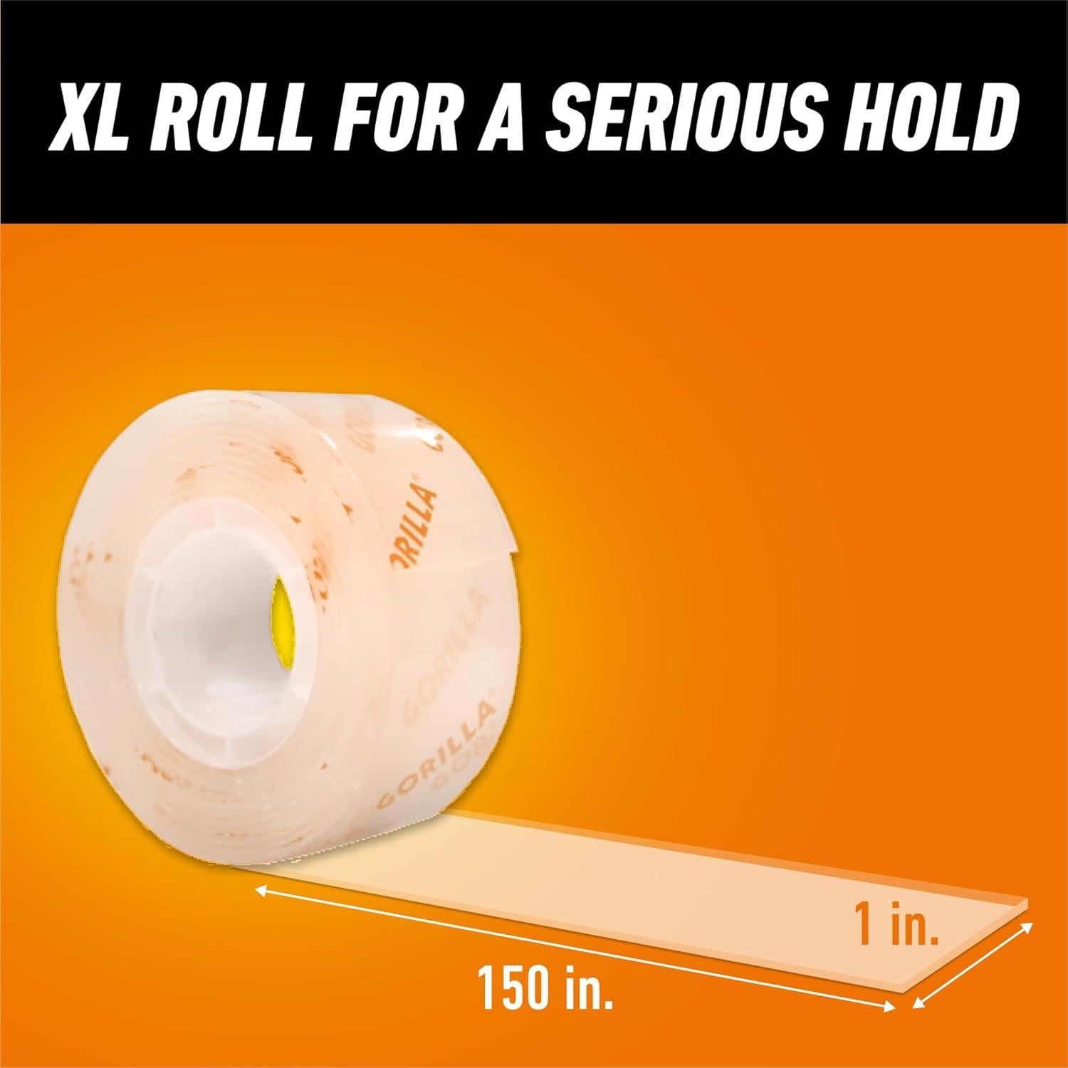 Cinta de Montaje Doble Cara Gorilla 1" x 3.81m Resistente