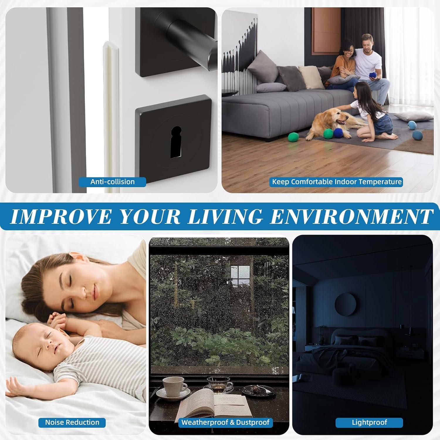 Burlete para Puertas y Ventanas Vannesse 6m Aislante Térmico