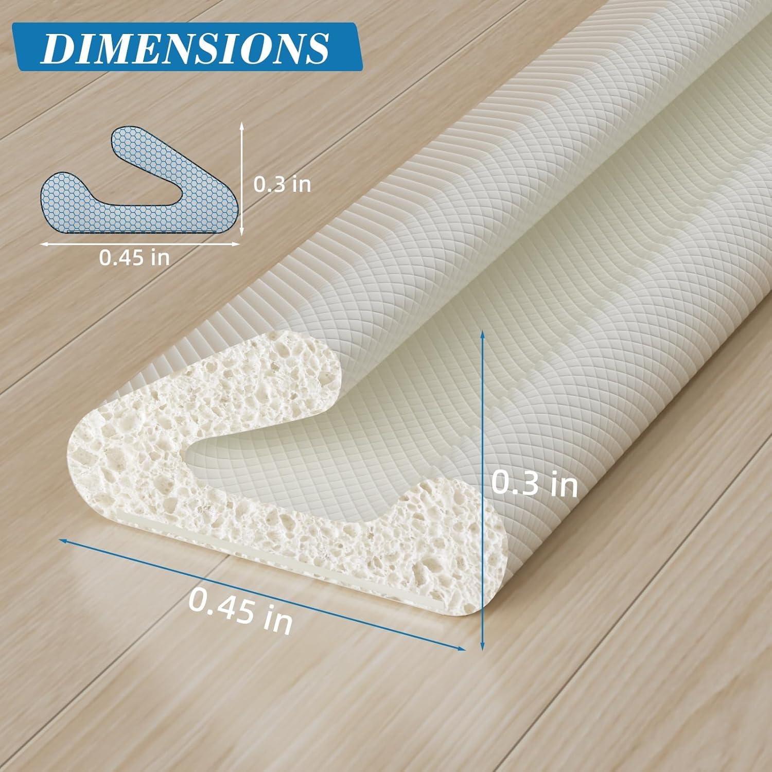 Burlete para Puertas y Ventanas Vannesse 6m Aislante Térmico