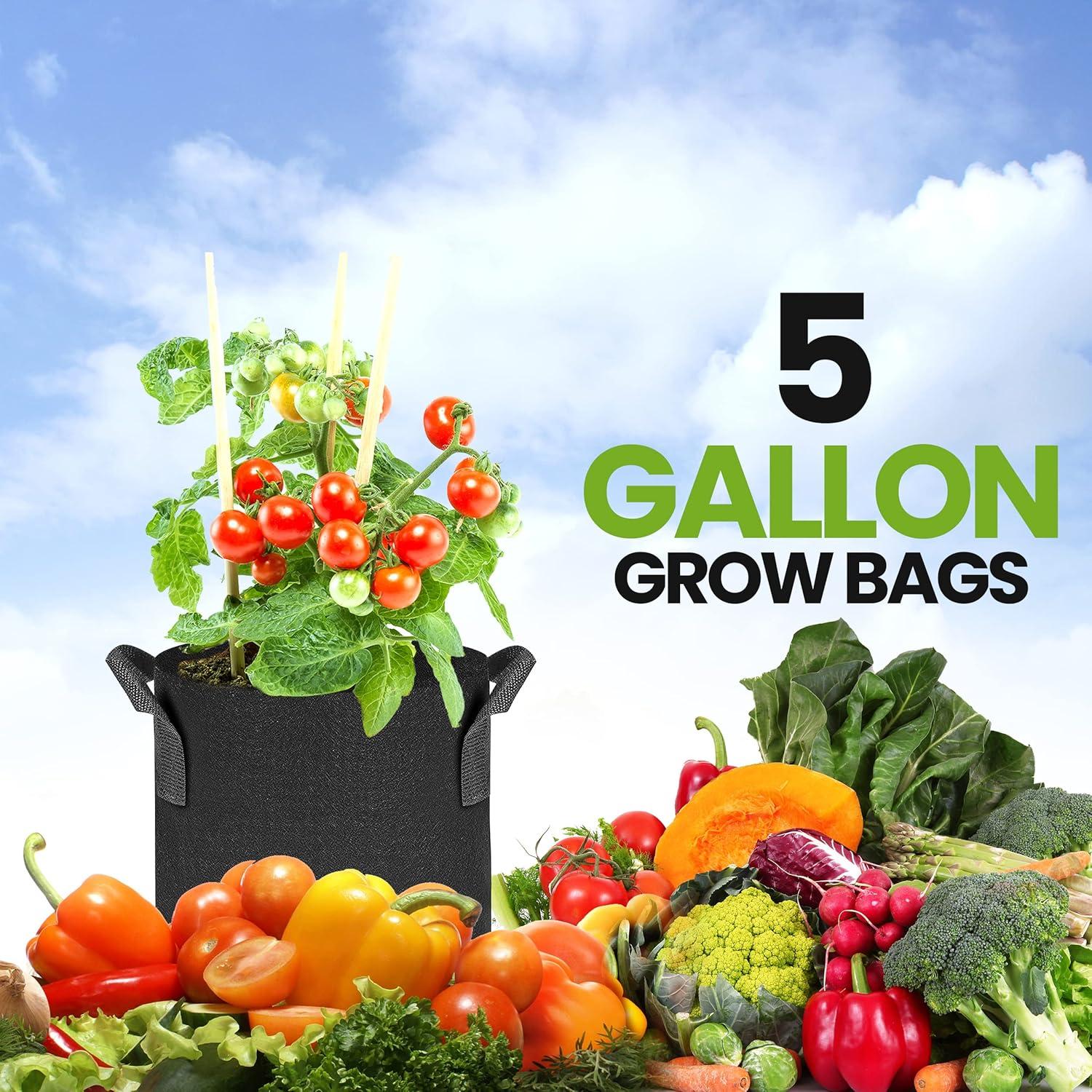 Bolsas de Cultivo Utopia Home 19L Pack de 3 Tela Transpirable