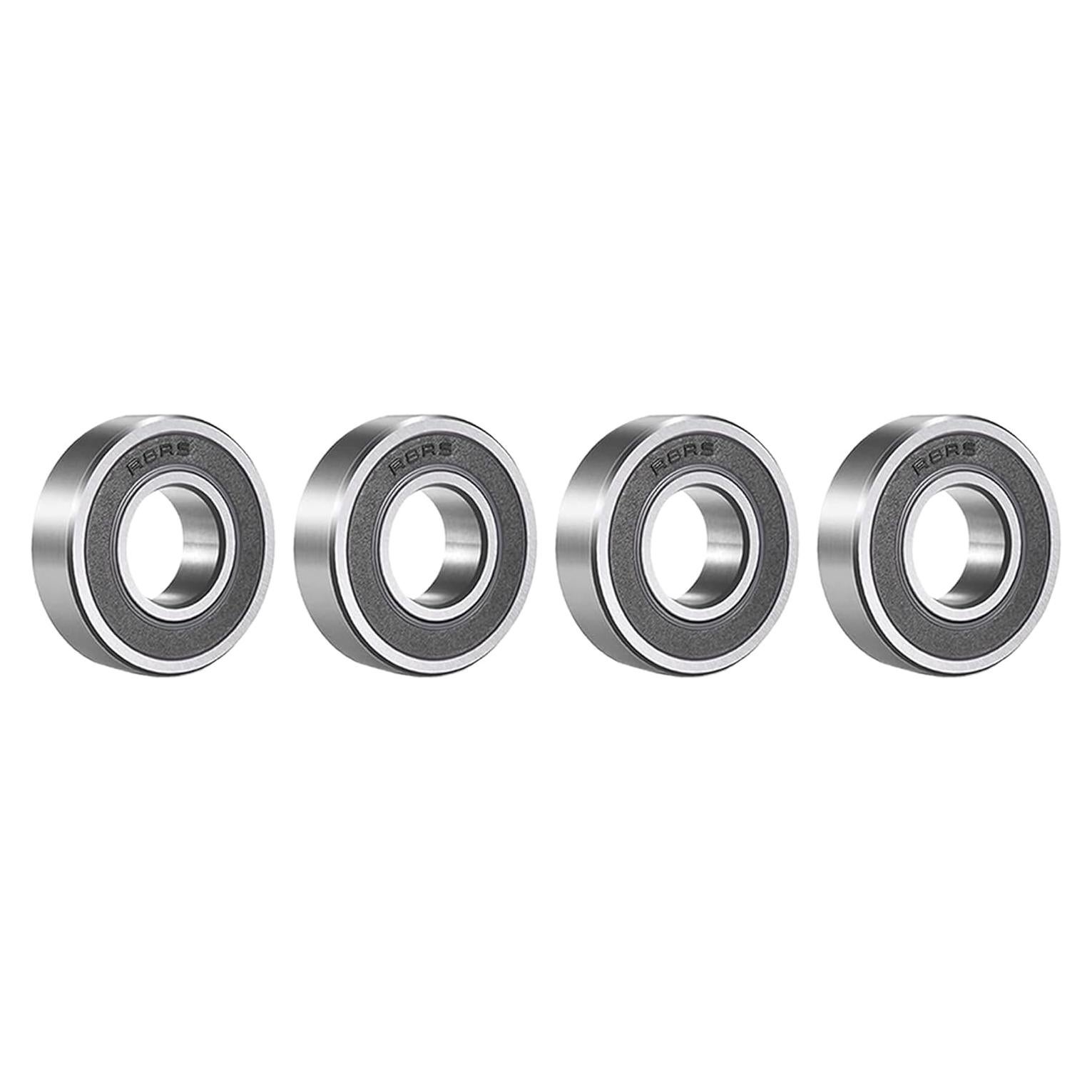 Rodamientos de Bolas R8-2RS QINDA 12.7x28.6x7.9mm 4 pcs