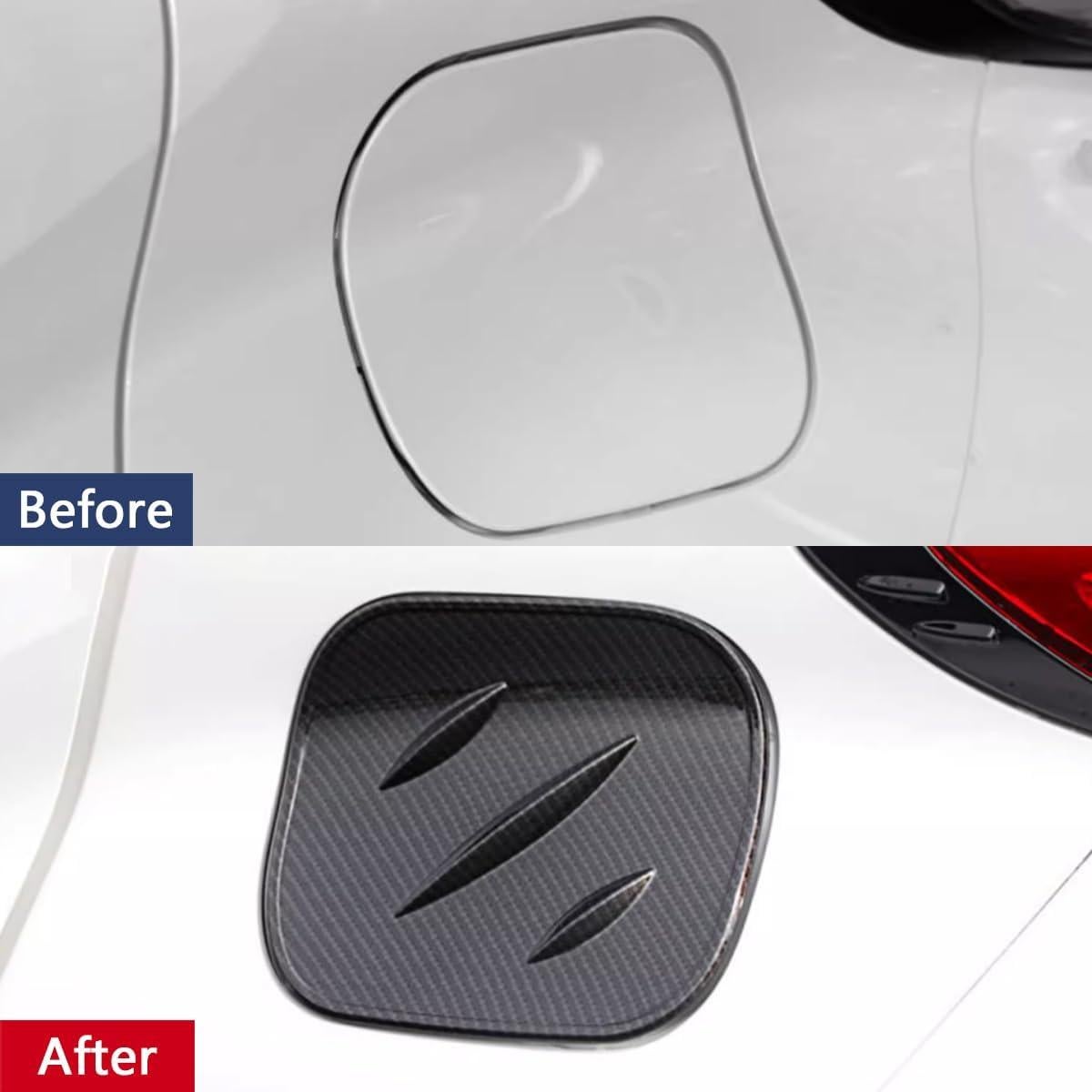 Cubierta de Tanque de Combustible JIEOSDIN para Toyota C-HR 2017-2023 ABS