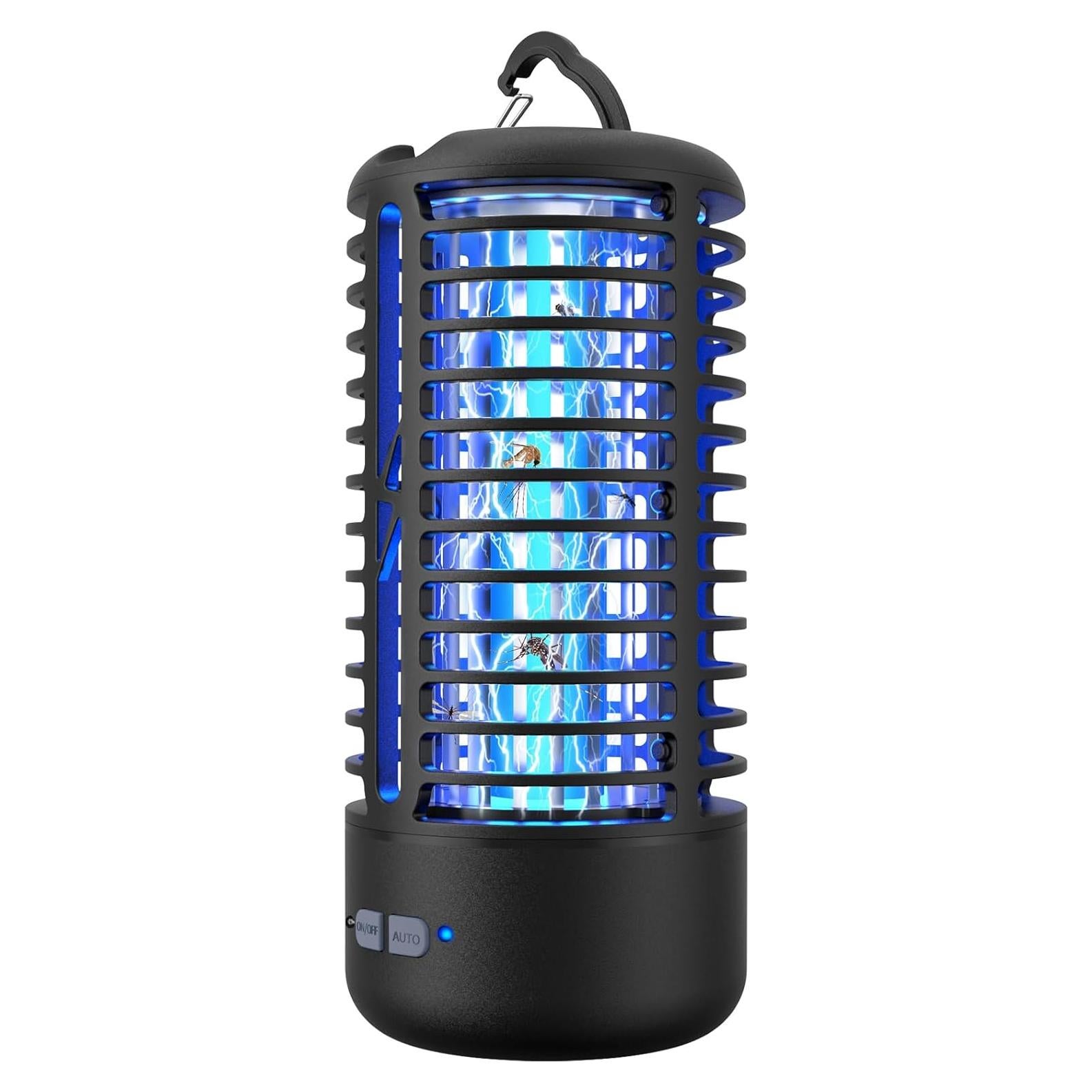 Zapper de Insectos Recargable SHENZHEN SJZ-093 Negro 4000mAh