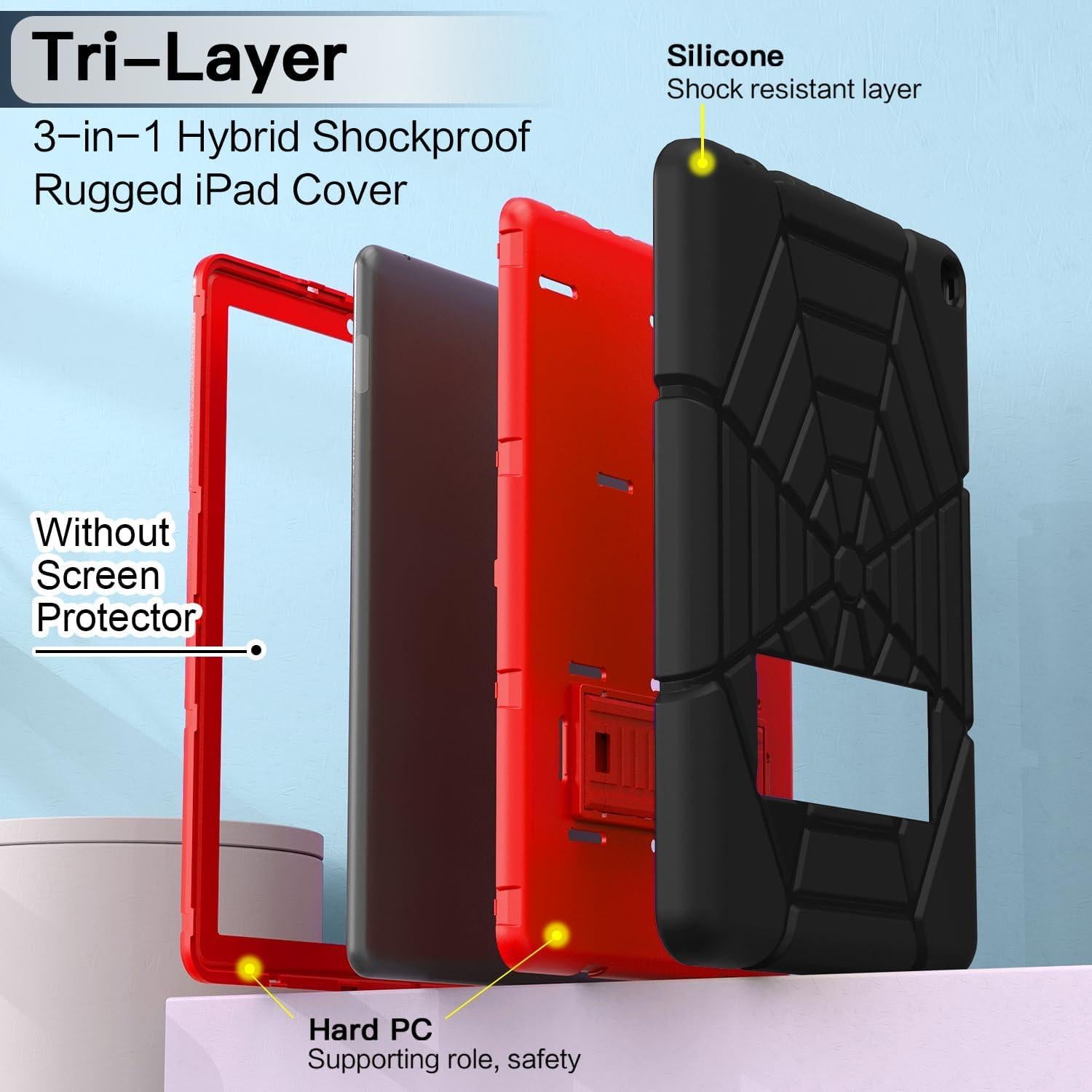 Funda Protectora Grifobes 3-en-1 para Tableta 10.1" 2023/2021