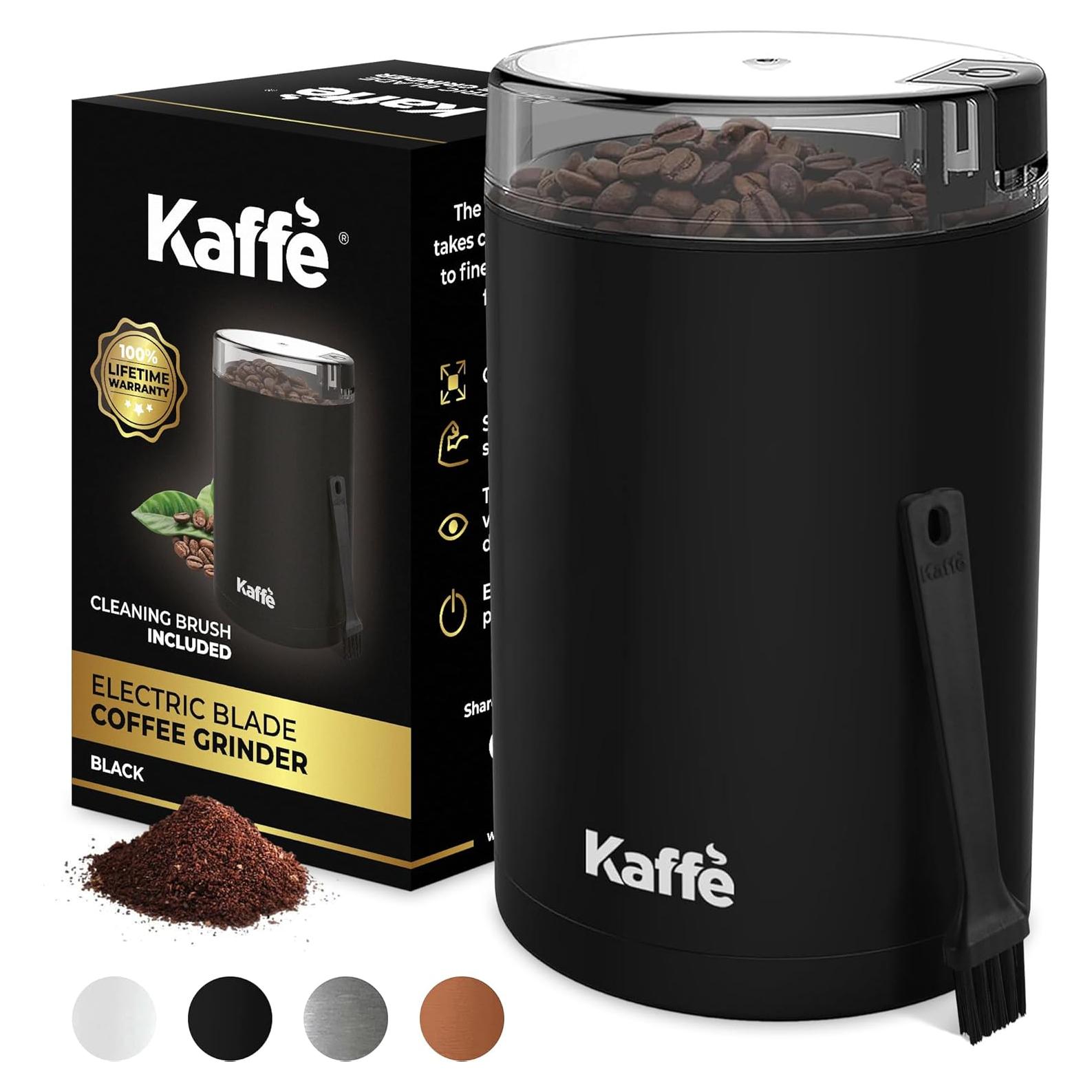 Molinillo de Café Eléctrico Kaffe 85 g - Negro, 150W, Compacto