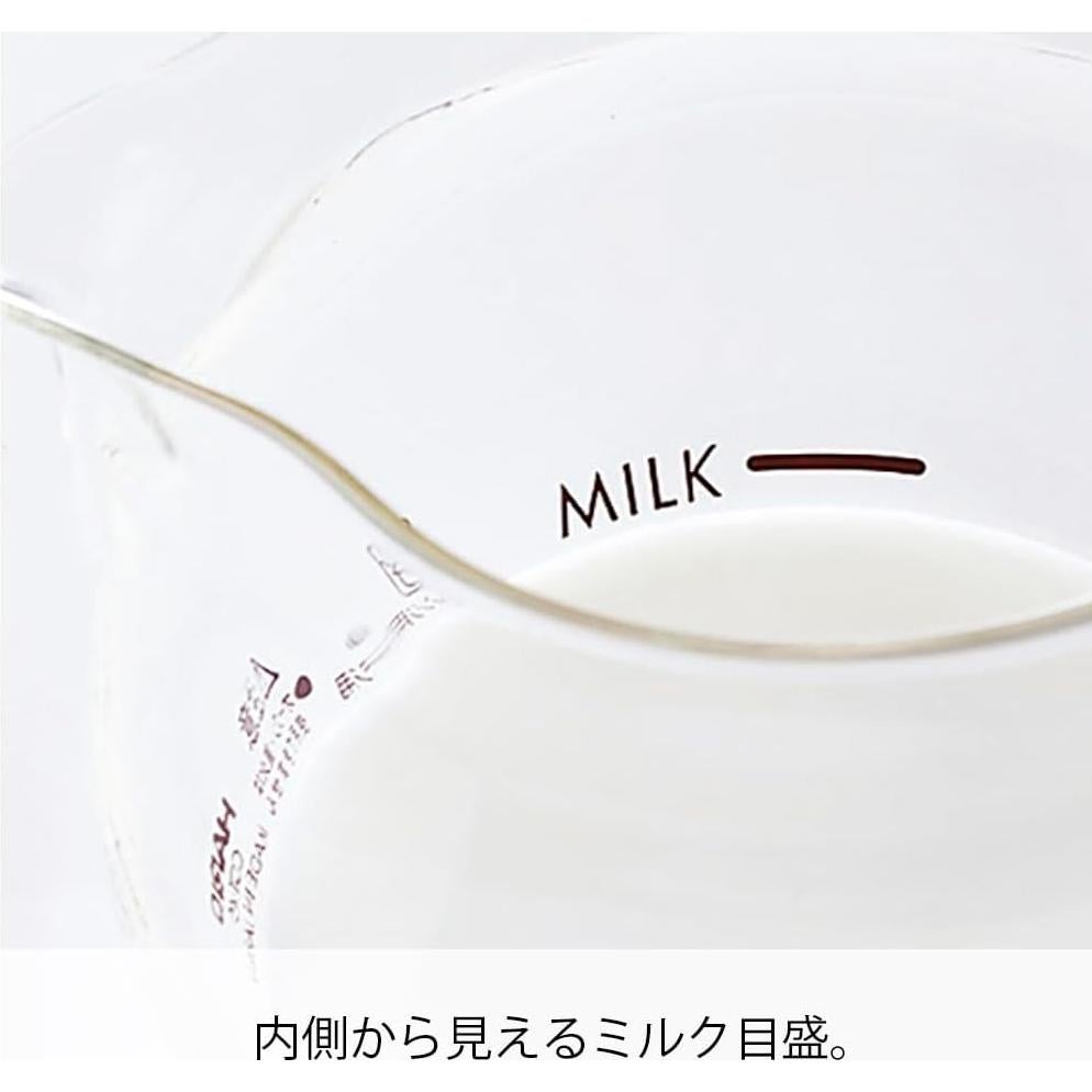 Espumador de Leche Eléctrico Hario Qto con Jarra 100ml Marrón