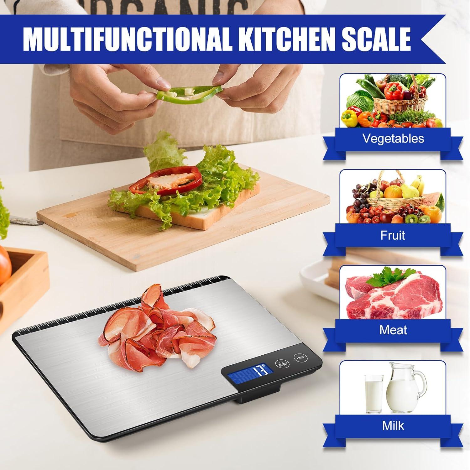 Báscula de Cocina Digital Drcowu K30H 15 kg Pantalla LCD