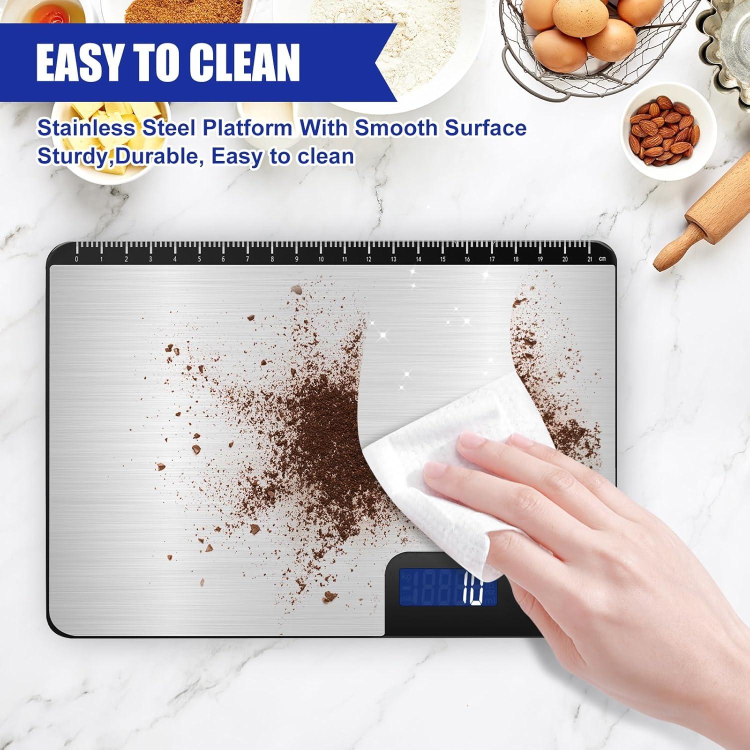 Báscula de Cocina Digital Drcowu K30H 15 kg Pantalla LCD