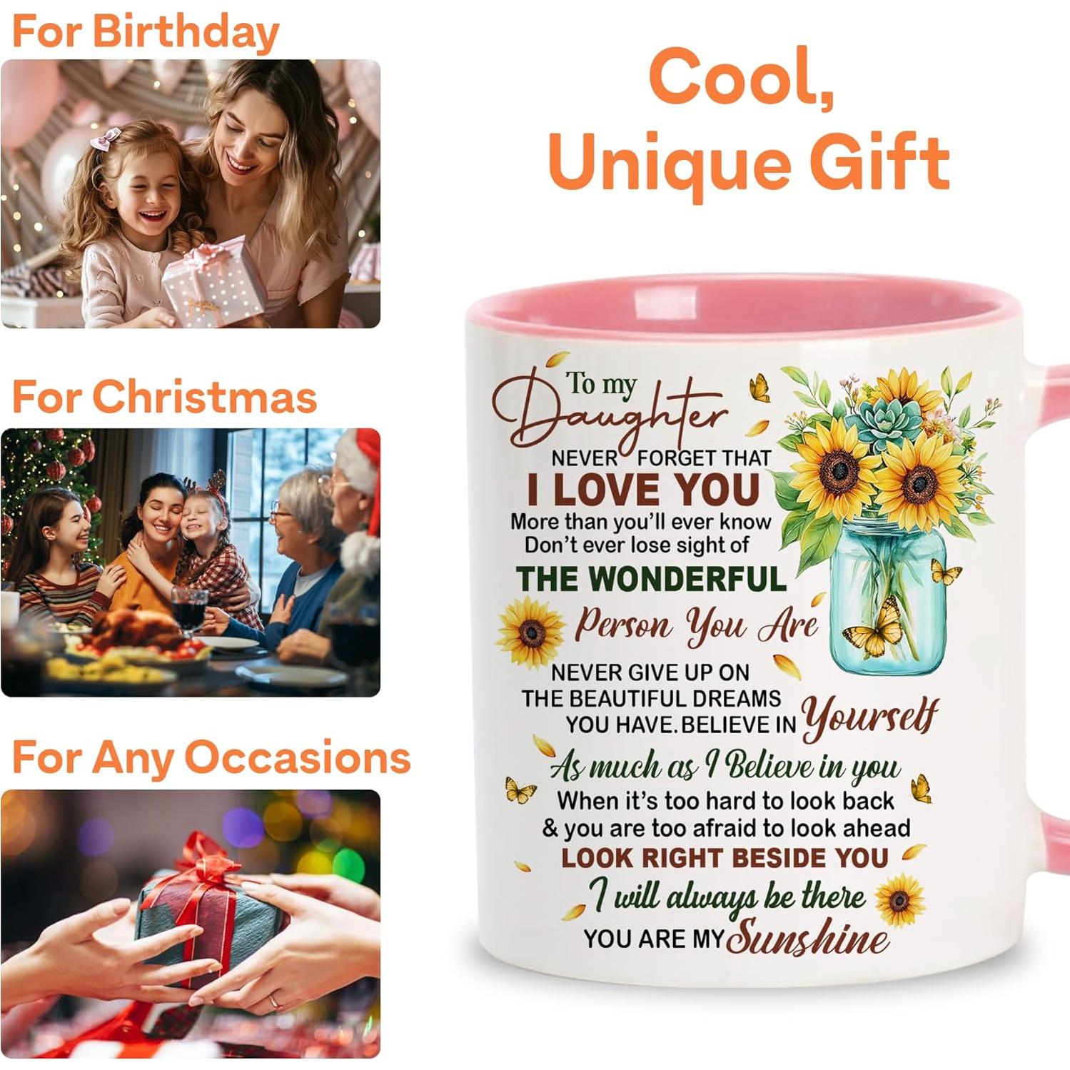 Taza de cerámica para hija Foxcorner con cuchara 311ml