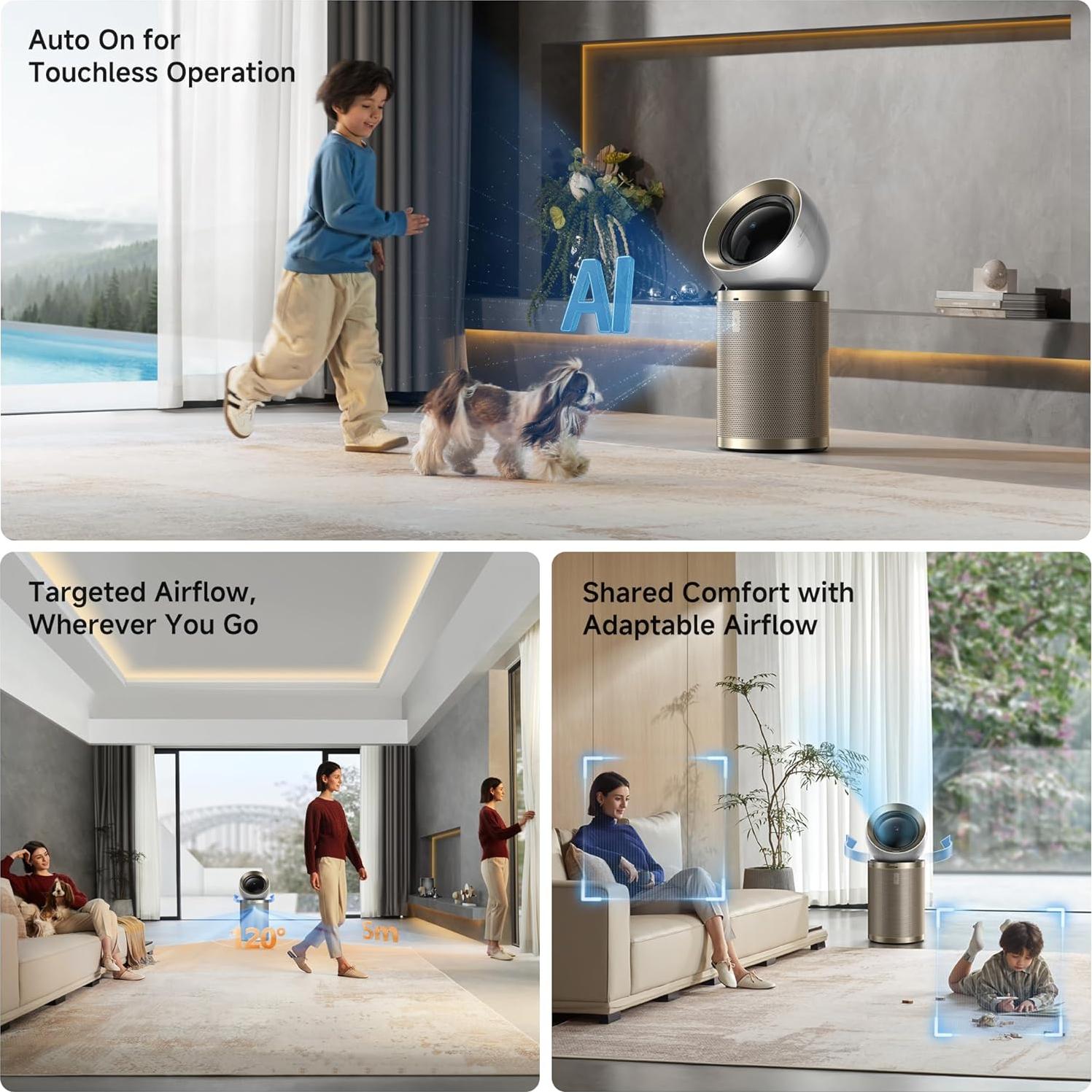 Purificador de Aire Inteligente Dreame PM10 525 m²/h 4 Filtros