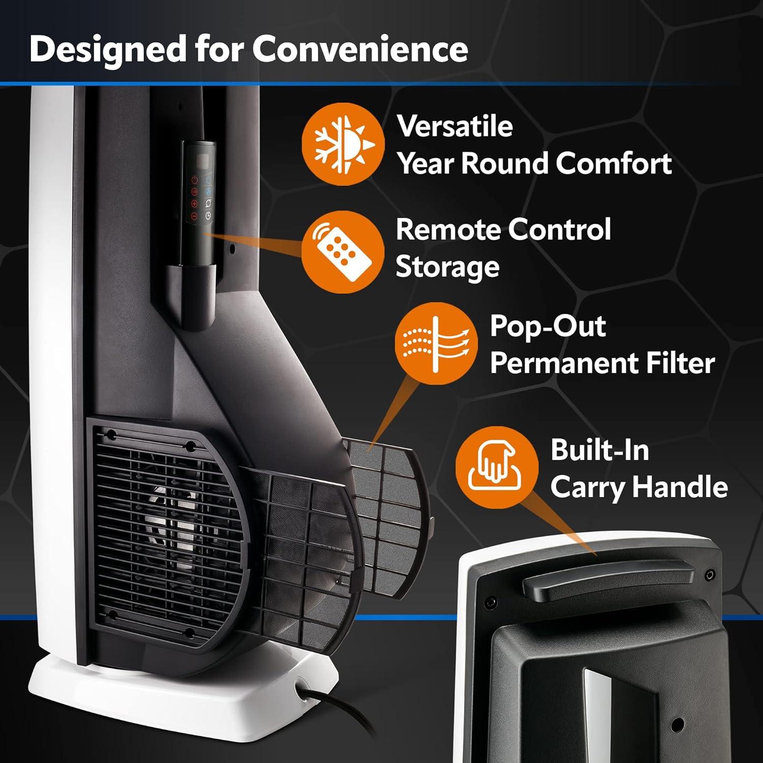 Ventilador y Calefactor Torre Lasko FHV820 1500W Blanco