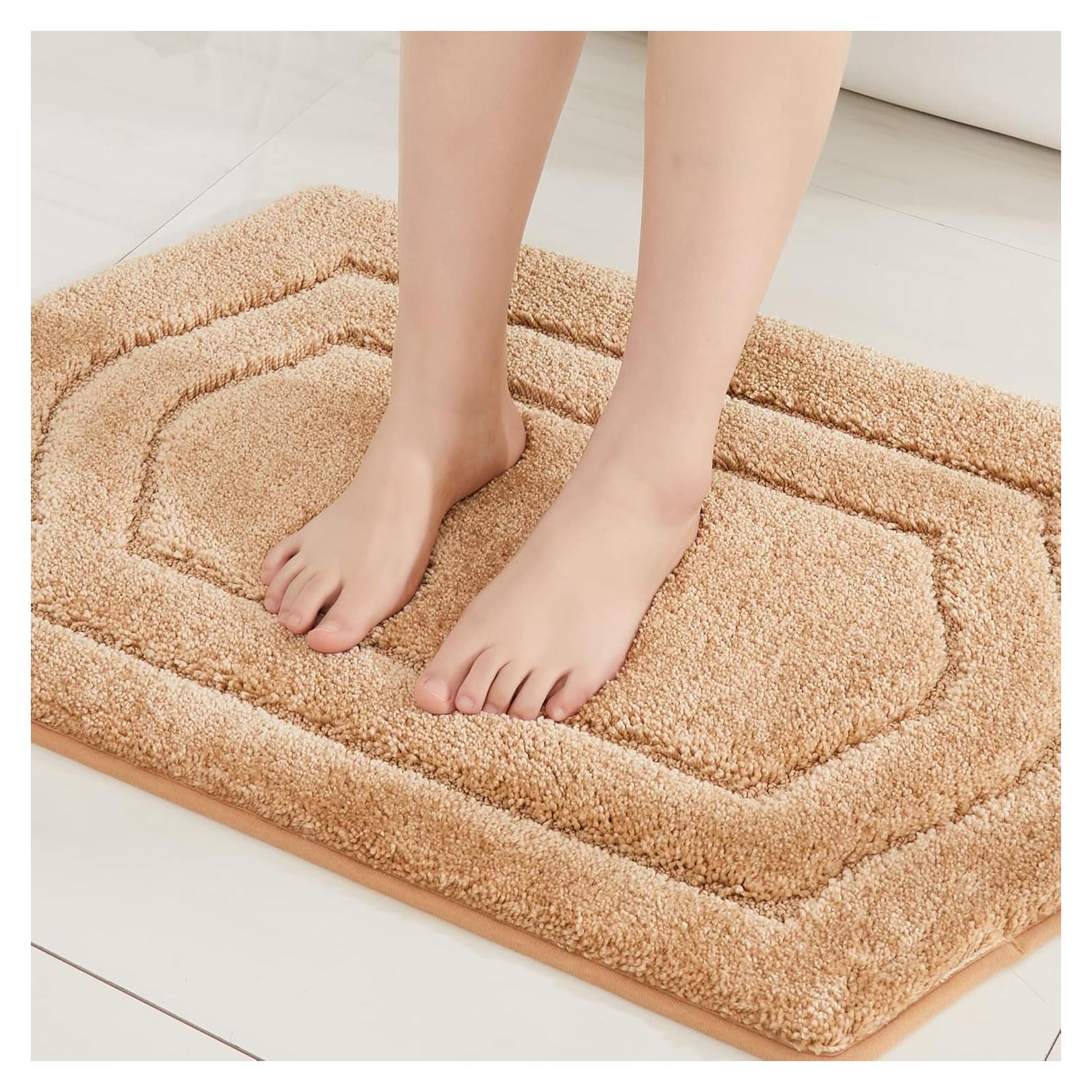 Alfombrilla de Baño Antideslizante COSY HOMEER Beige 45x68 cm