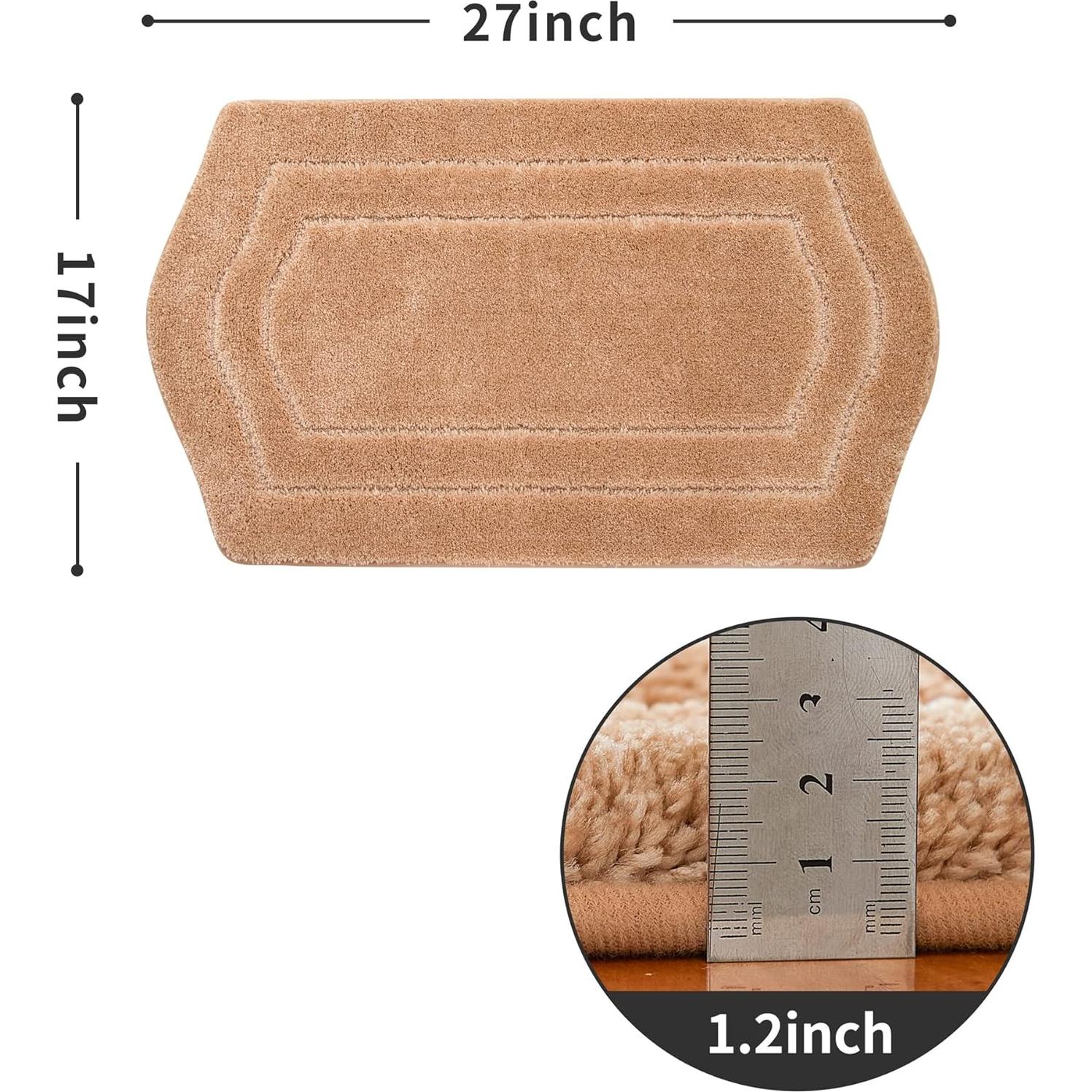 Alfombrilla de Baño Antideslizante COSY HOMEER Beige 45x68 cm