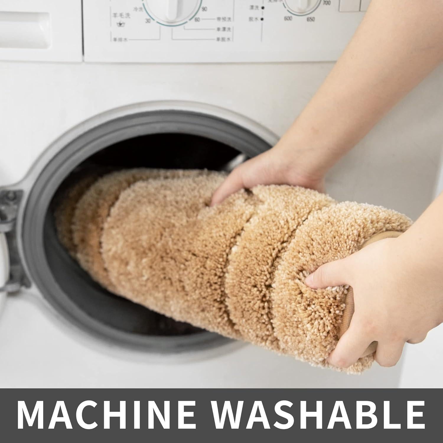 Alfombrilla de Baño Antideslizante COSY HOMEER Beige 45x68 cm