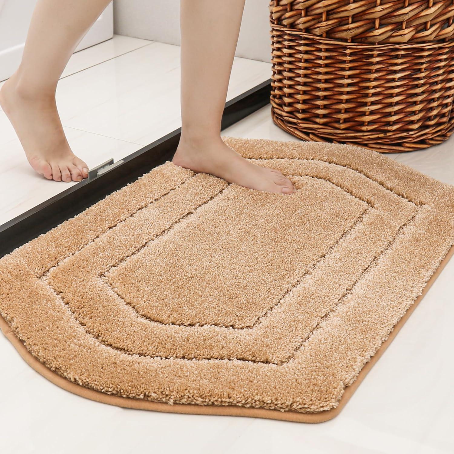 Alfombrilla de Baño Antideslizante COSY HOMEER Beige 45x68 cm