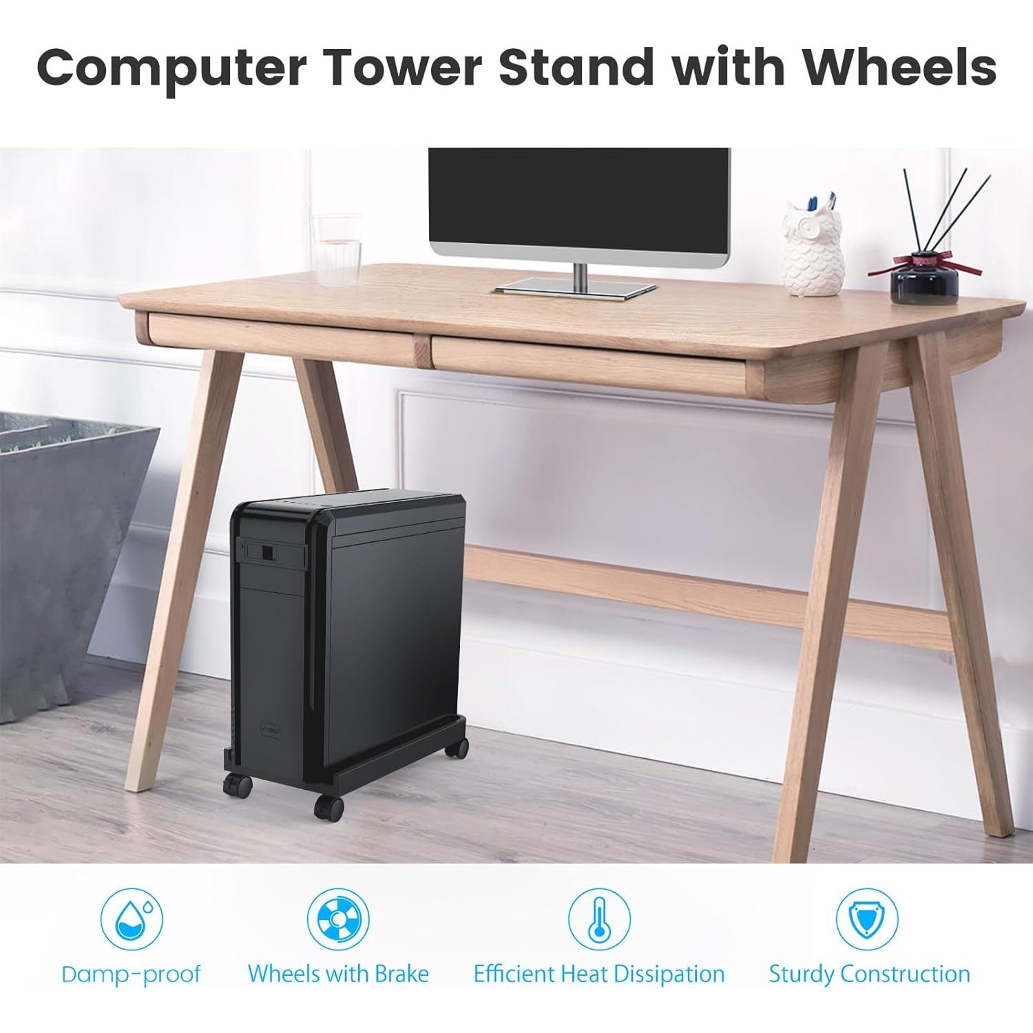 Soporte Móvil para CPU ORICO CPB2 con 4 Ruedas