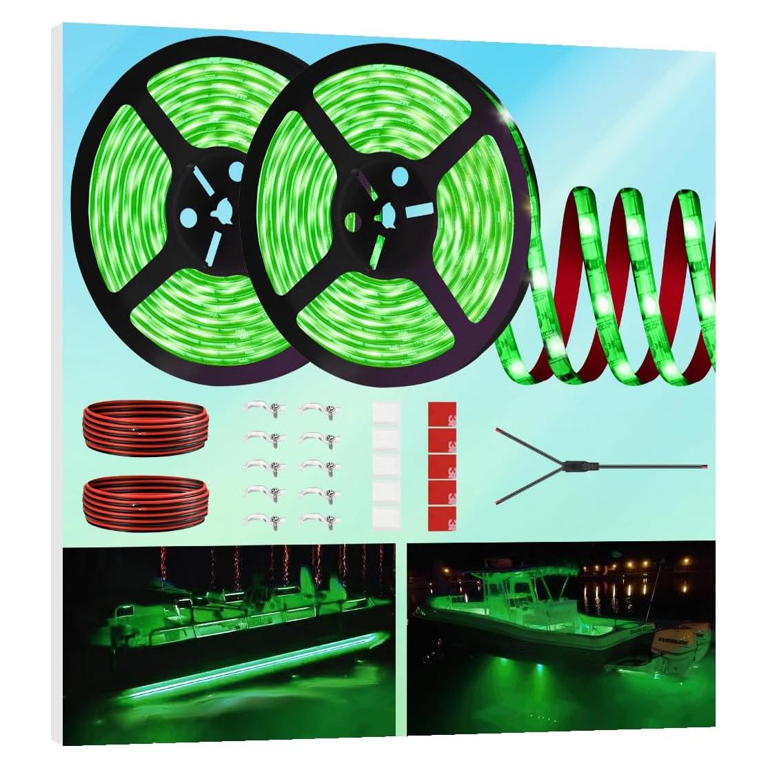 Luces LED marinas HOKIION 12V 12m a prueba de agua