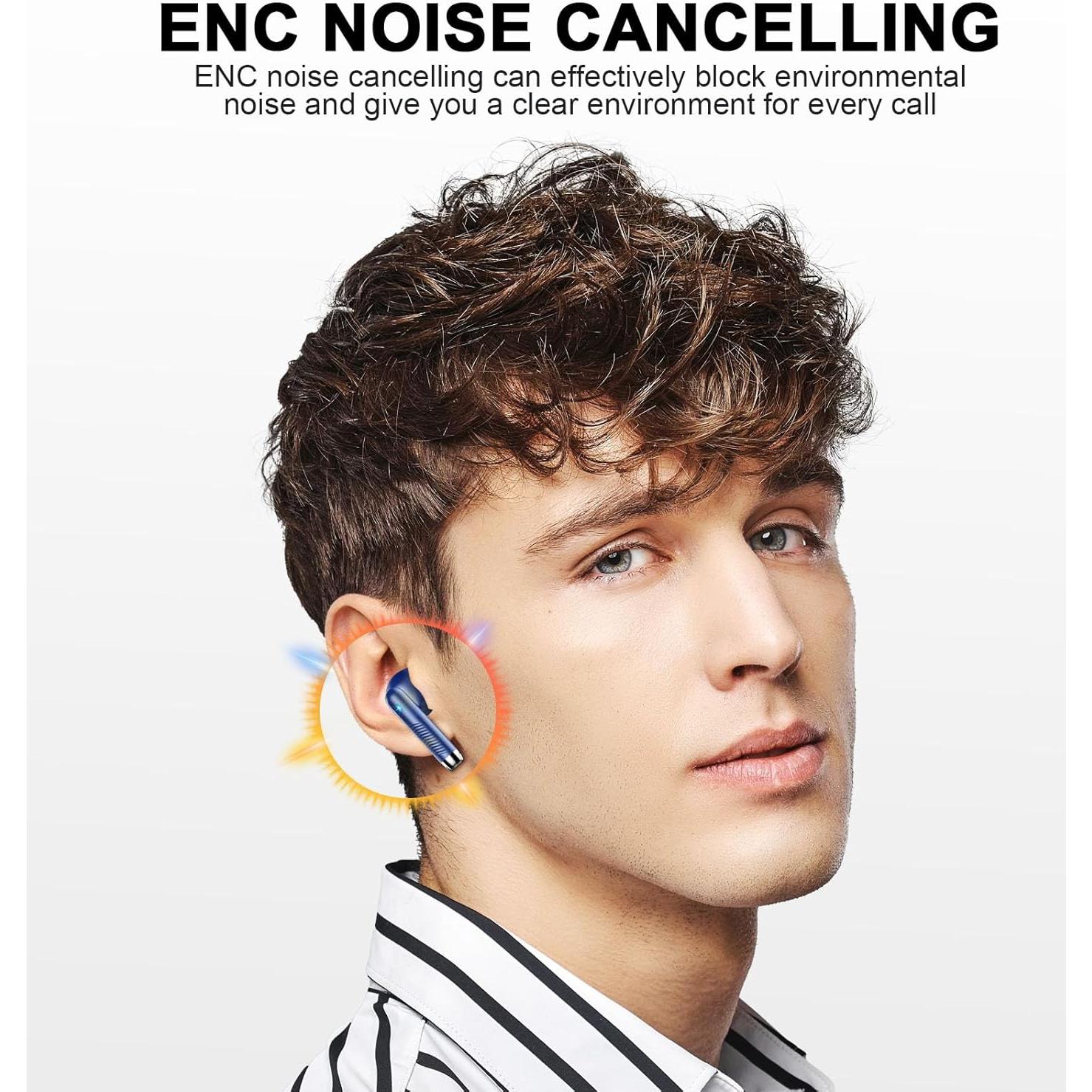 Auriculares Inalámbricos Wasart J55 Bluetooth 5.3 IP7 40H