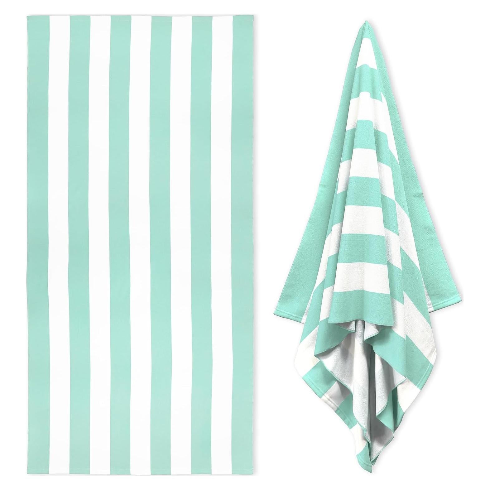 Toalla de Playa HENBAY Grande Microfibra Aqua 89x178 cm