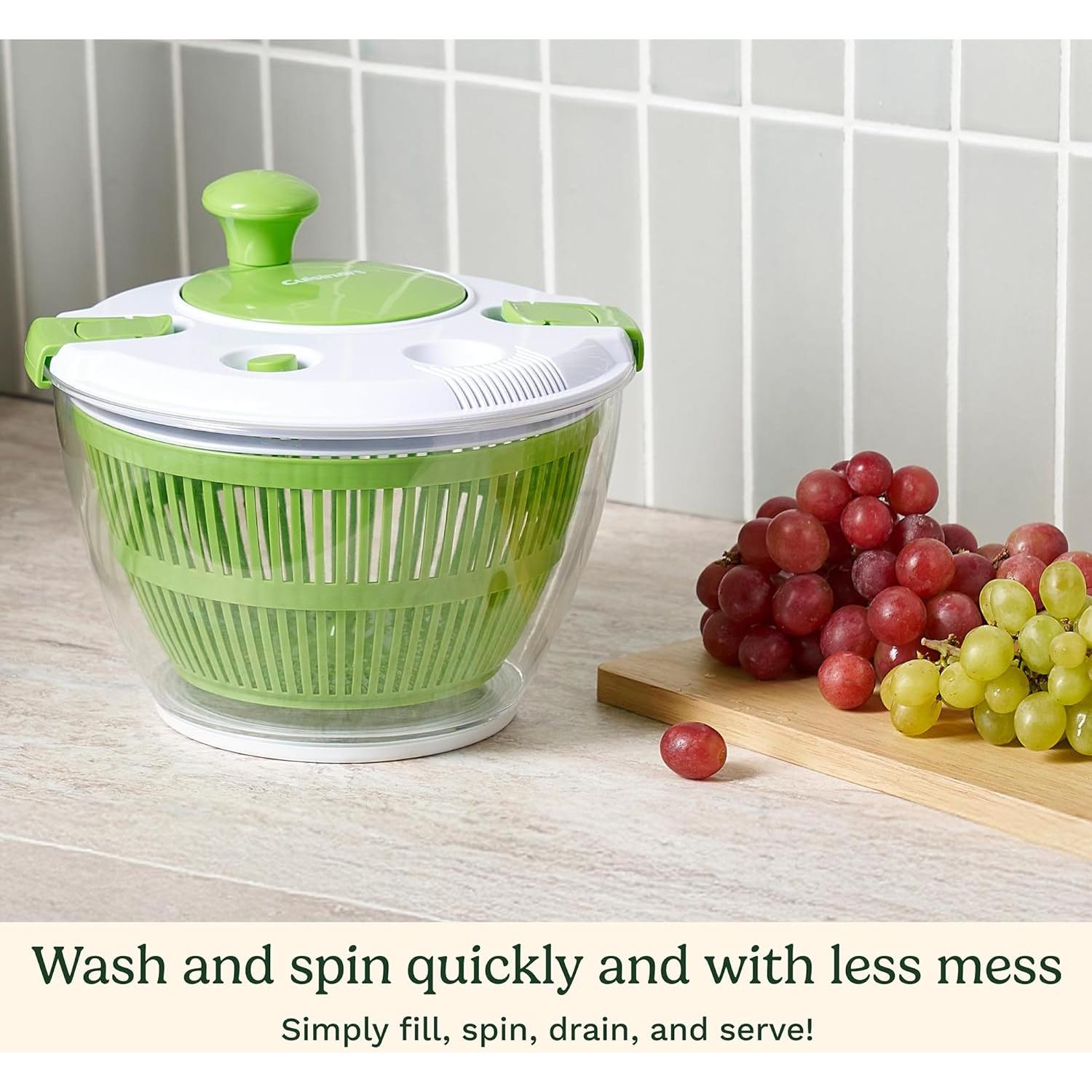 Ensaladera Cuisinart 3qt (2.84L) para Lavar y Secar Verduras