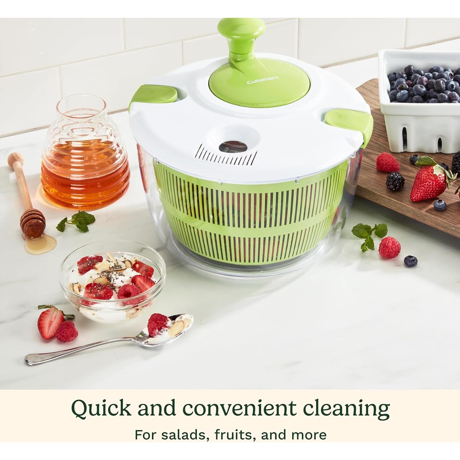 Ensaladera Cuisinart 3qt (2.84L) para Lavar y Secar Verduras