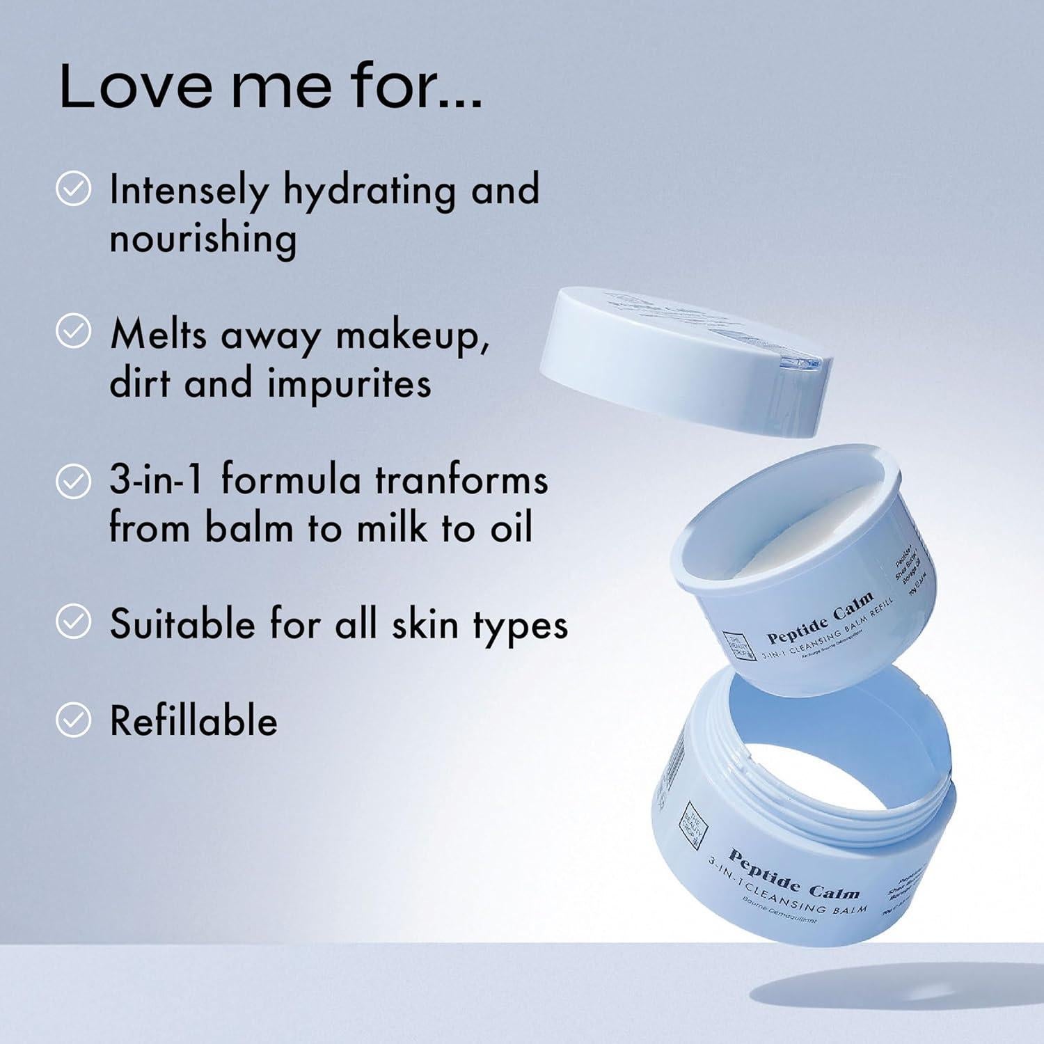 Bálsamo Limpiador Refillable The Beauty Crop 100ml - Nutritivo