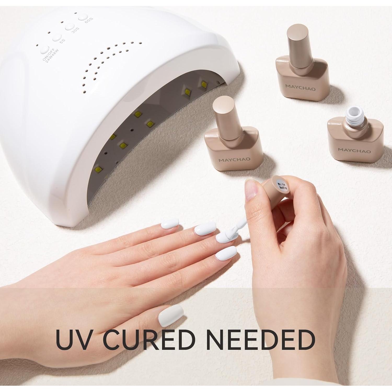 Esmalte de Uñas en Gel MAYCHAO 15ml Blanco Antiguo