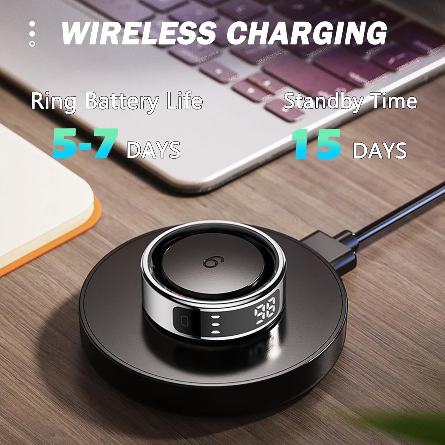 Anillo Inteligente de Salud CNBRO JYR11PFS Negro #9