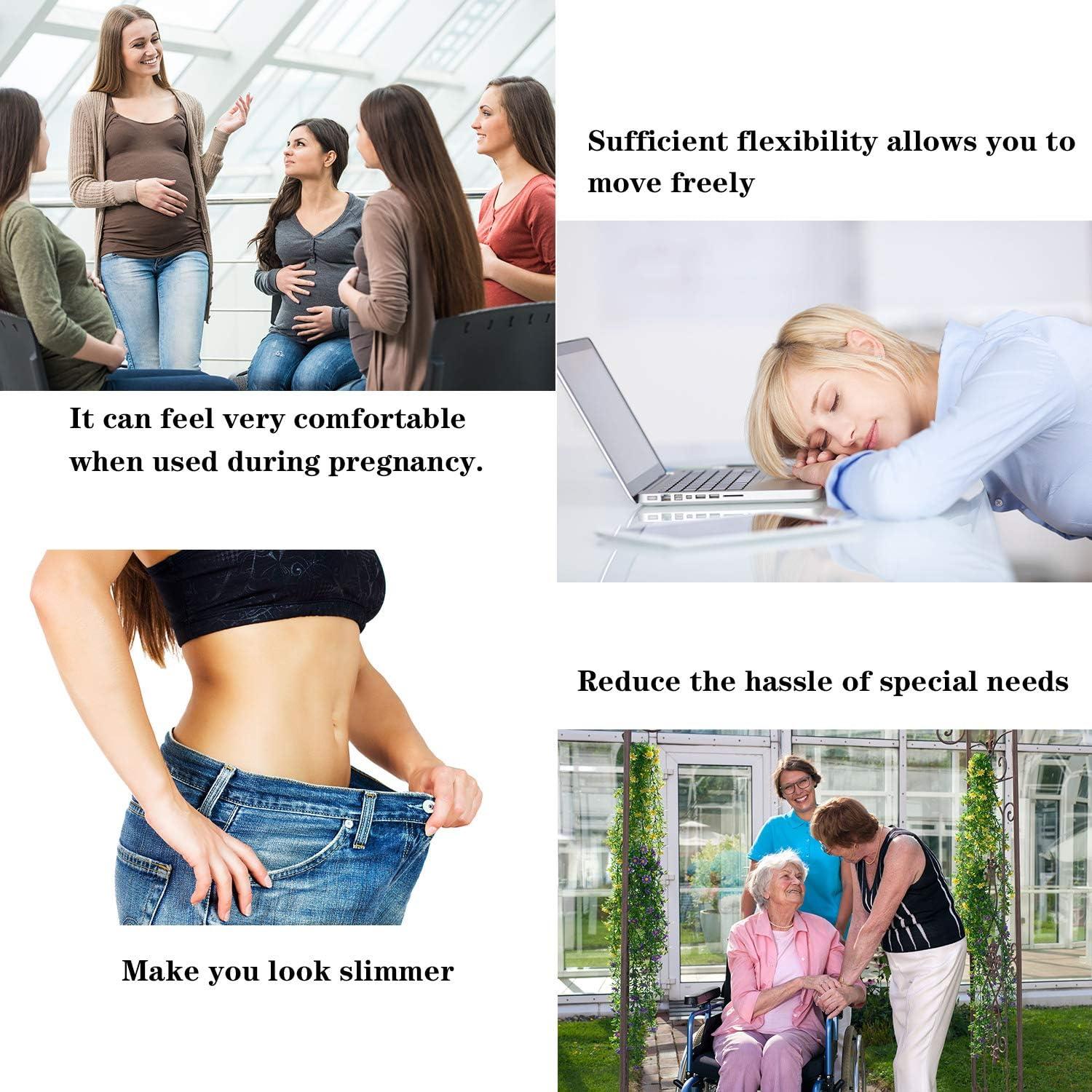 Cinturón Elástico Sin Hebilla Syhood 4 Piezas Unisex