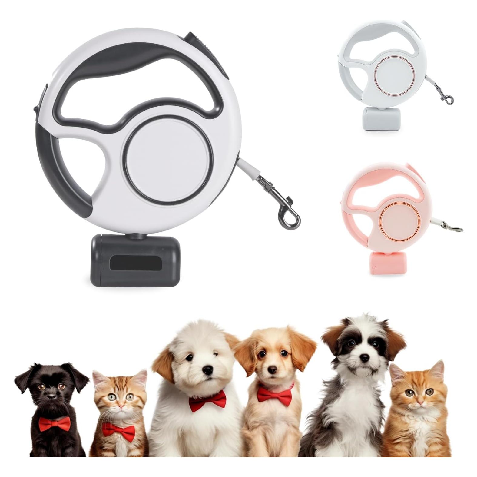 Correa Retráctil para Perros Zividodo 10 pies con Luz LED