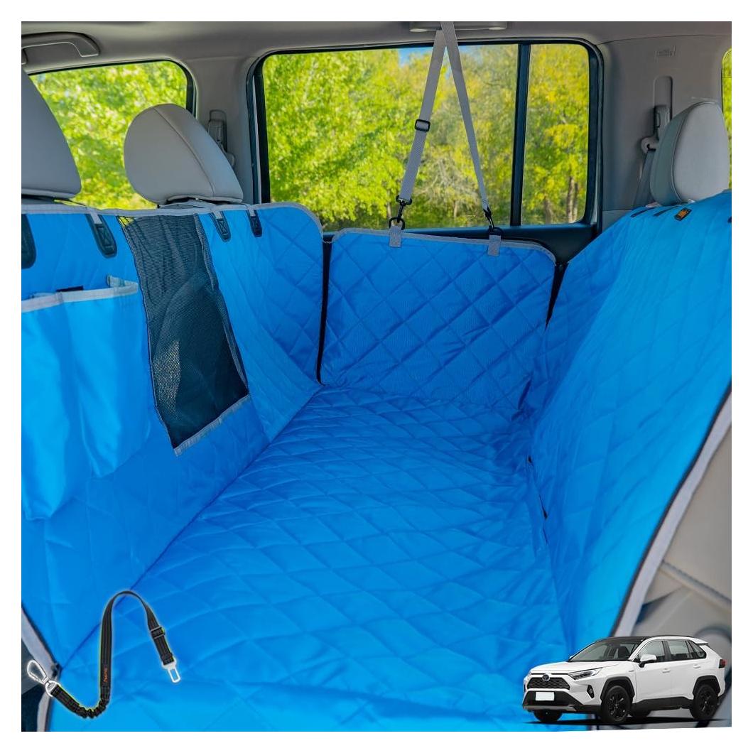 Funda de Asiento para Perro iBuddy Hamaca Impermeable Azul 142x152cm