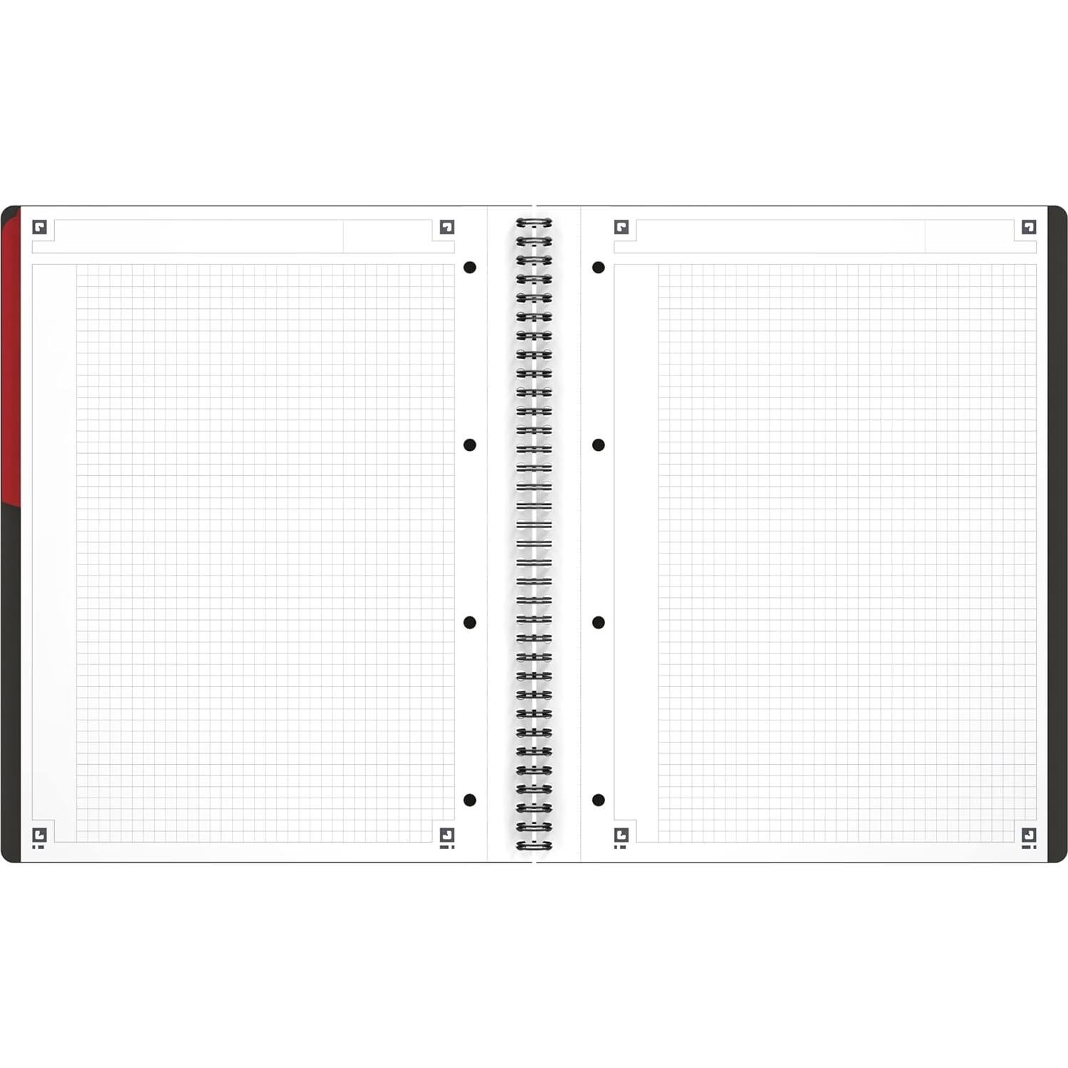 Cuaderno OXFORD Activebook A4 Cuadriculado 80 Hojas Gris