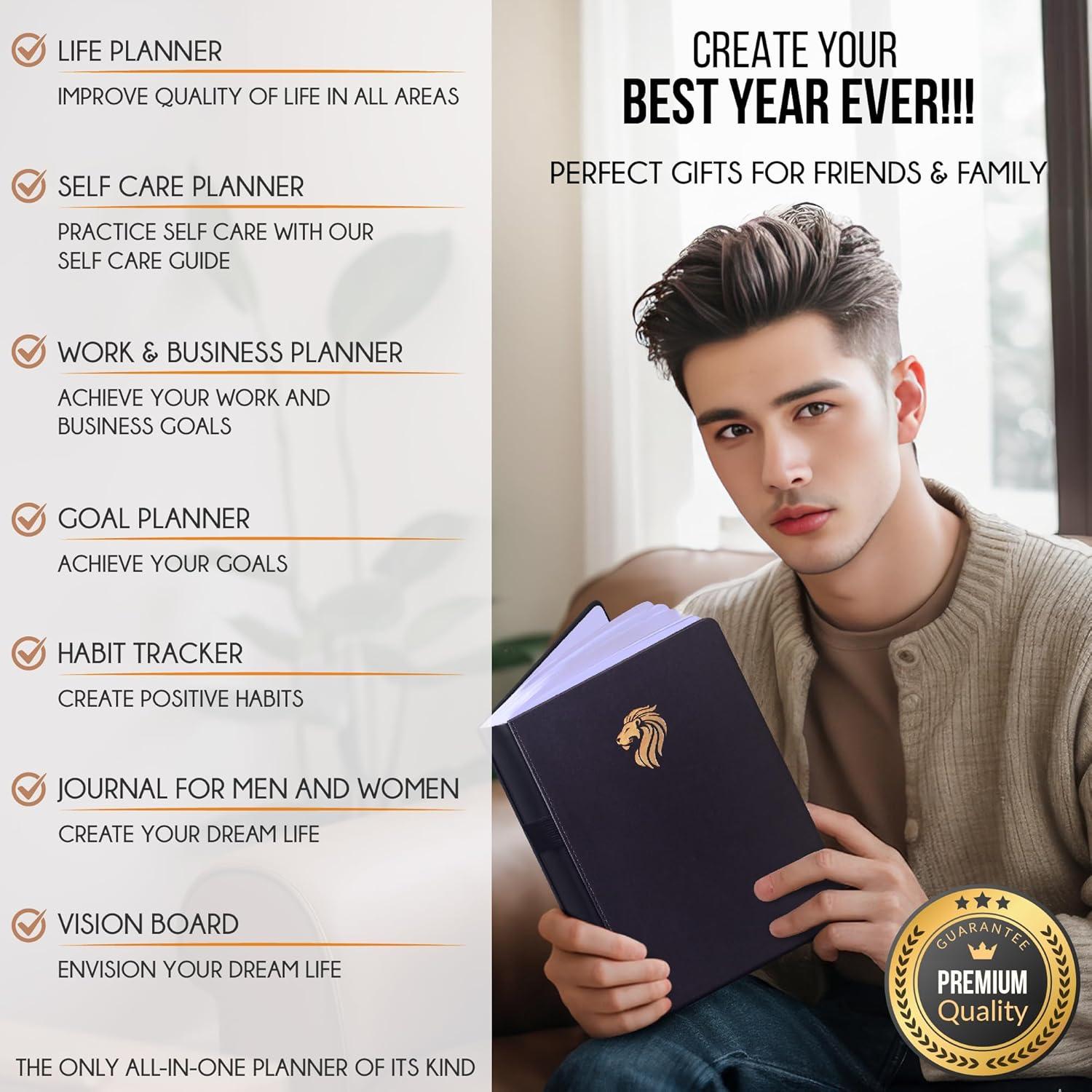 Planificador Diario Semanal Mensual A5 Freedom Mastery Púrpura