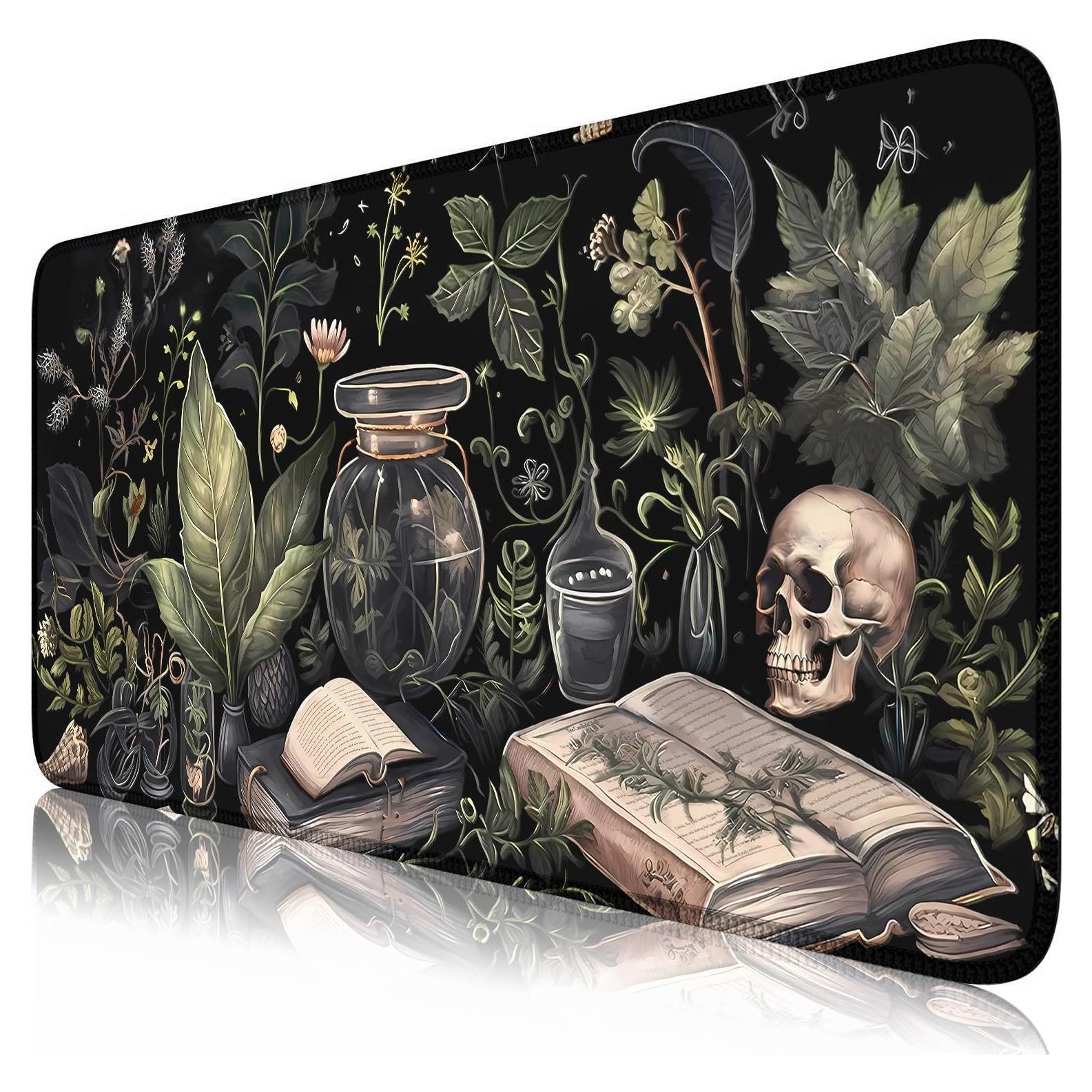 Alfombrilla de Escritorio XXL Nasdalgias 80x40cm Dark Academia