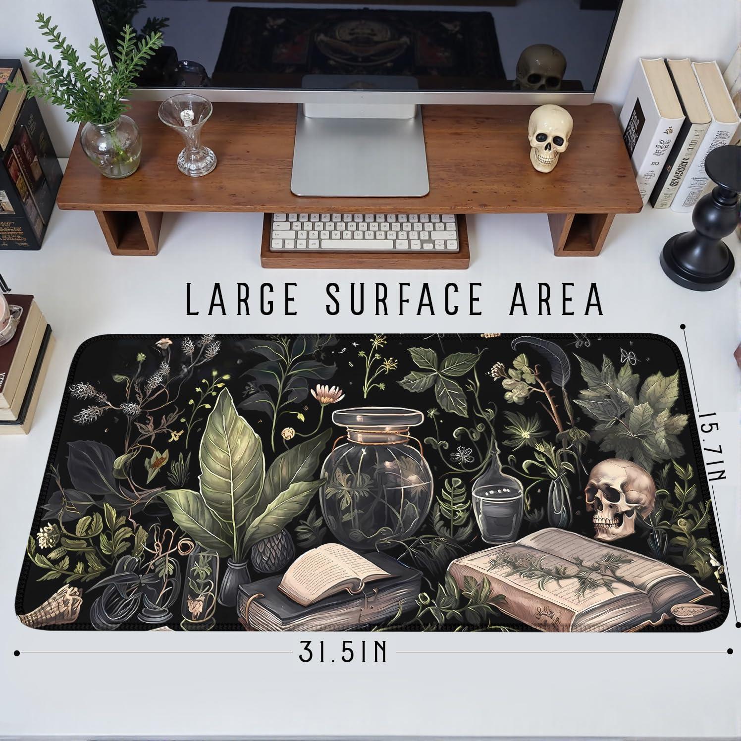 Alfombrilla de Escritorio XXL Nasdalgias 80x40cm Dark Academia