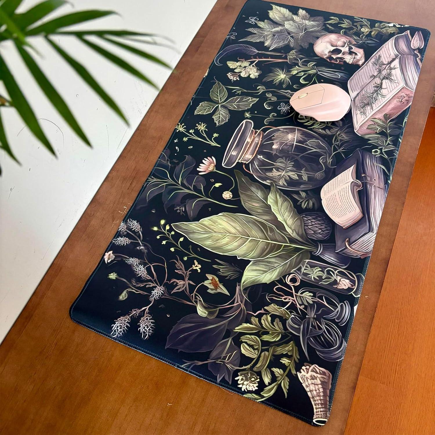 Alfombrilla de Escritorio XXL Nasdalgias 80x40cm Dark Academia