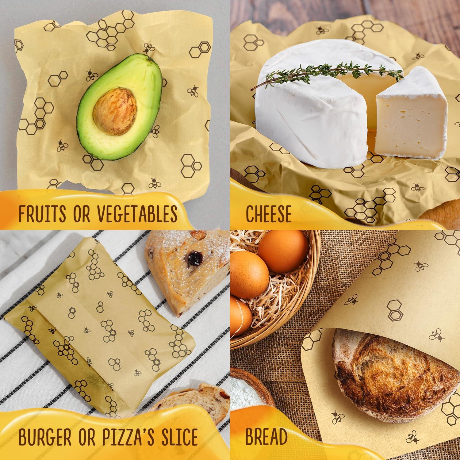 Envolturas de Cera de Abeja Reutilizables ClinkinOn - 3 Tamaños