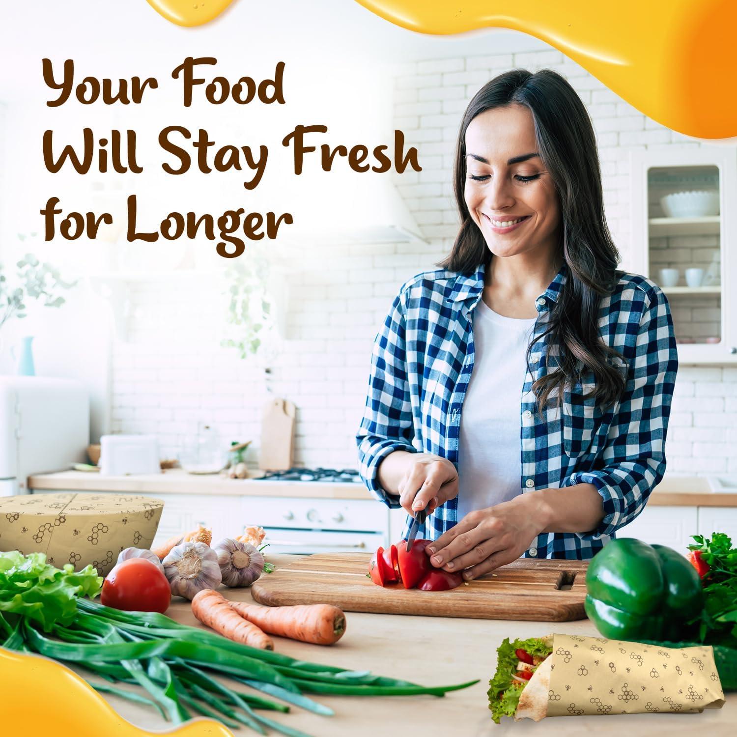 Envolturas de Cera de Abeja Reutilizables ClinkinOn - 3 Tamaños