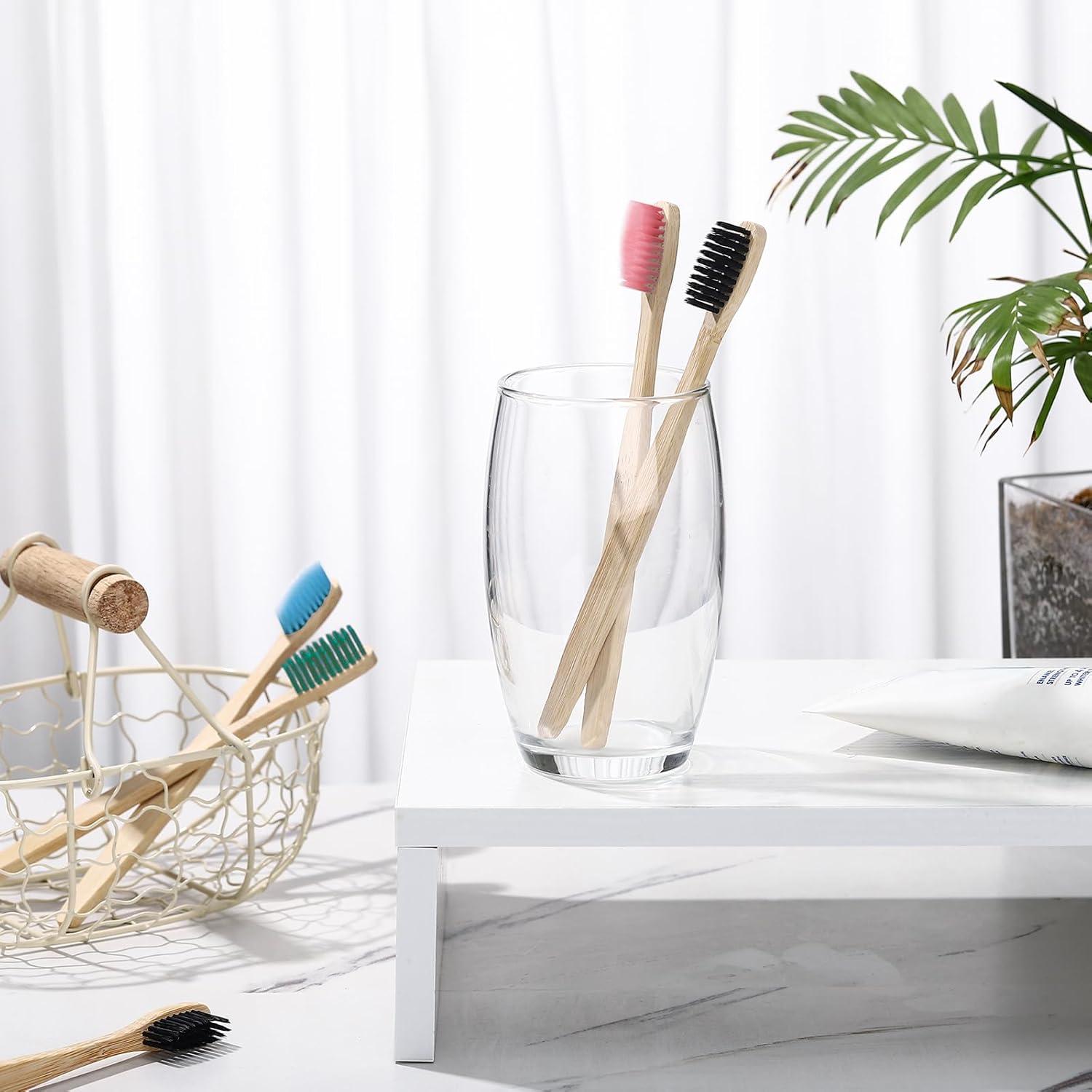 200 Cepillos de Dientes de Bambú Vesici Suaves y Ecológicos