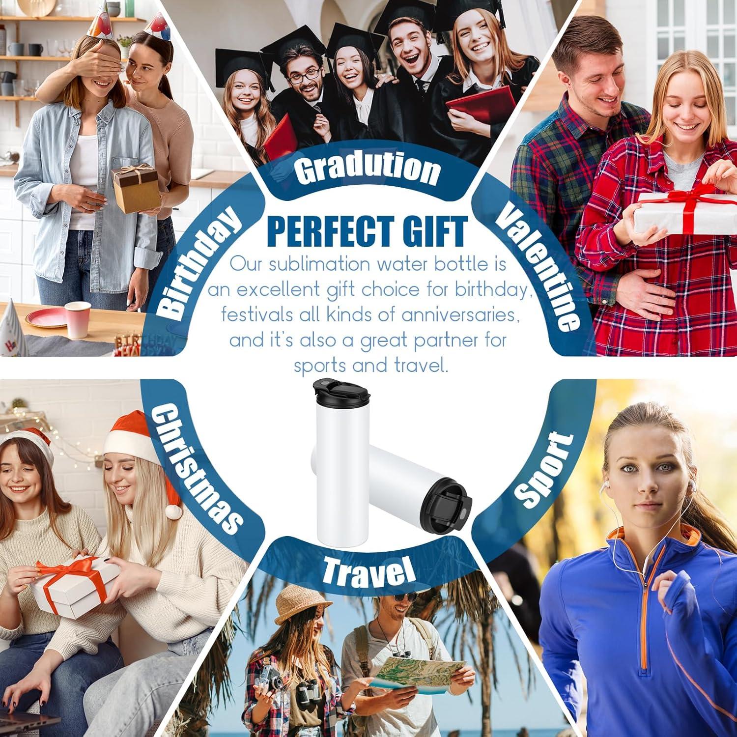 Botella de Acero Inoxidable 20 oz AxPower para Sublimación