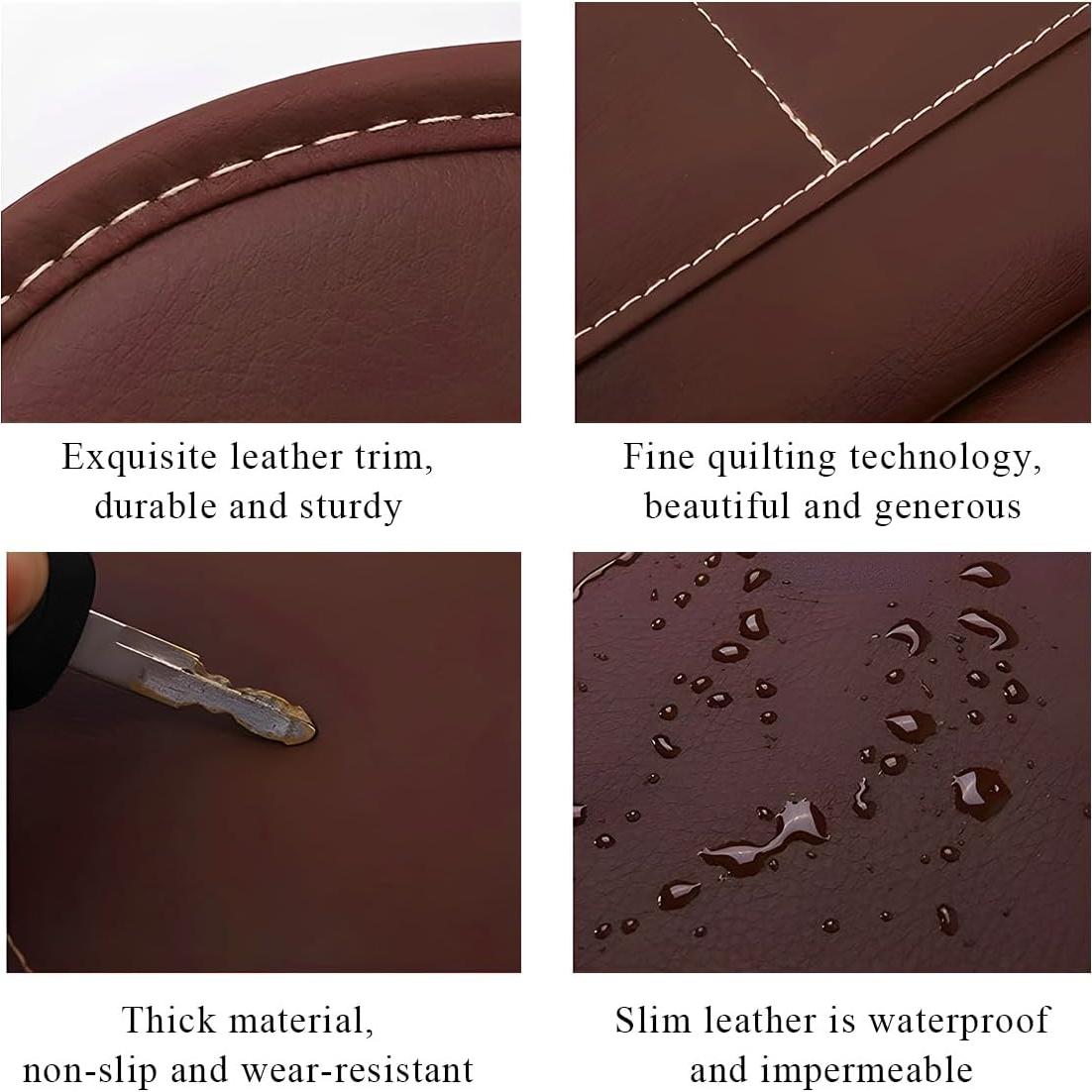 2 Organizador de Respaldo de Asiento de Coche Gasedin Beige