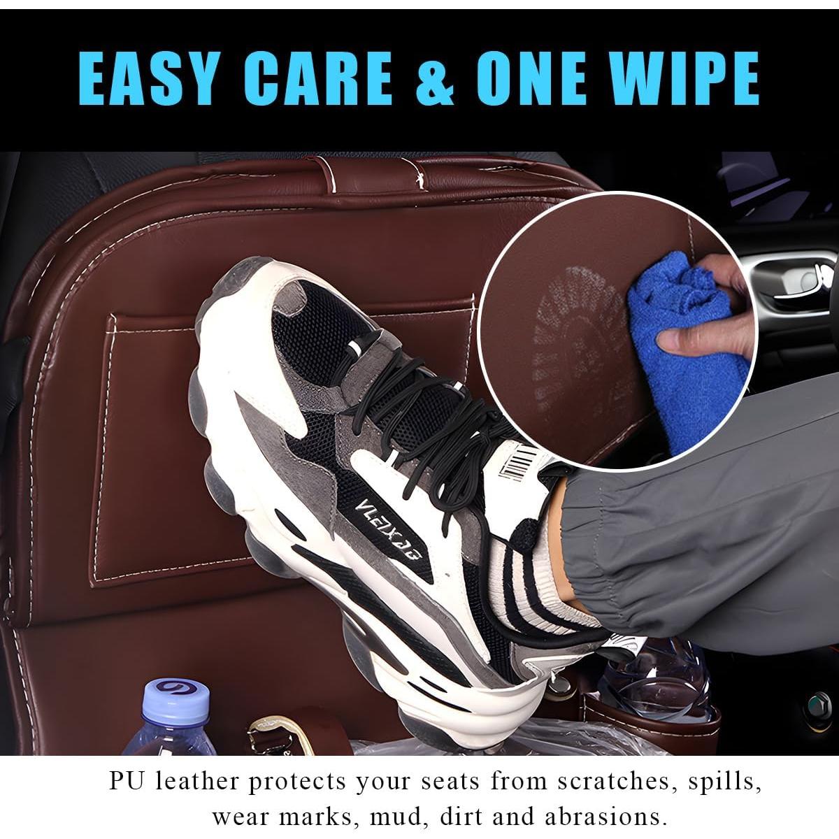 2 Organizador de Respaldo de Asiento de Coche Gasedin Beige