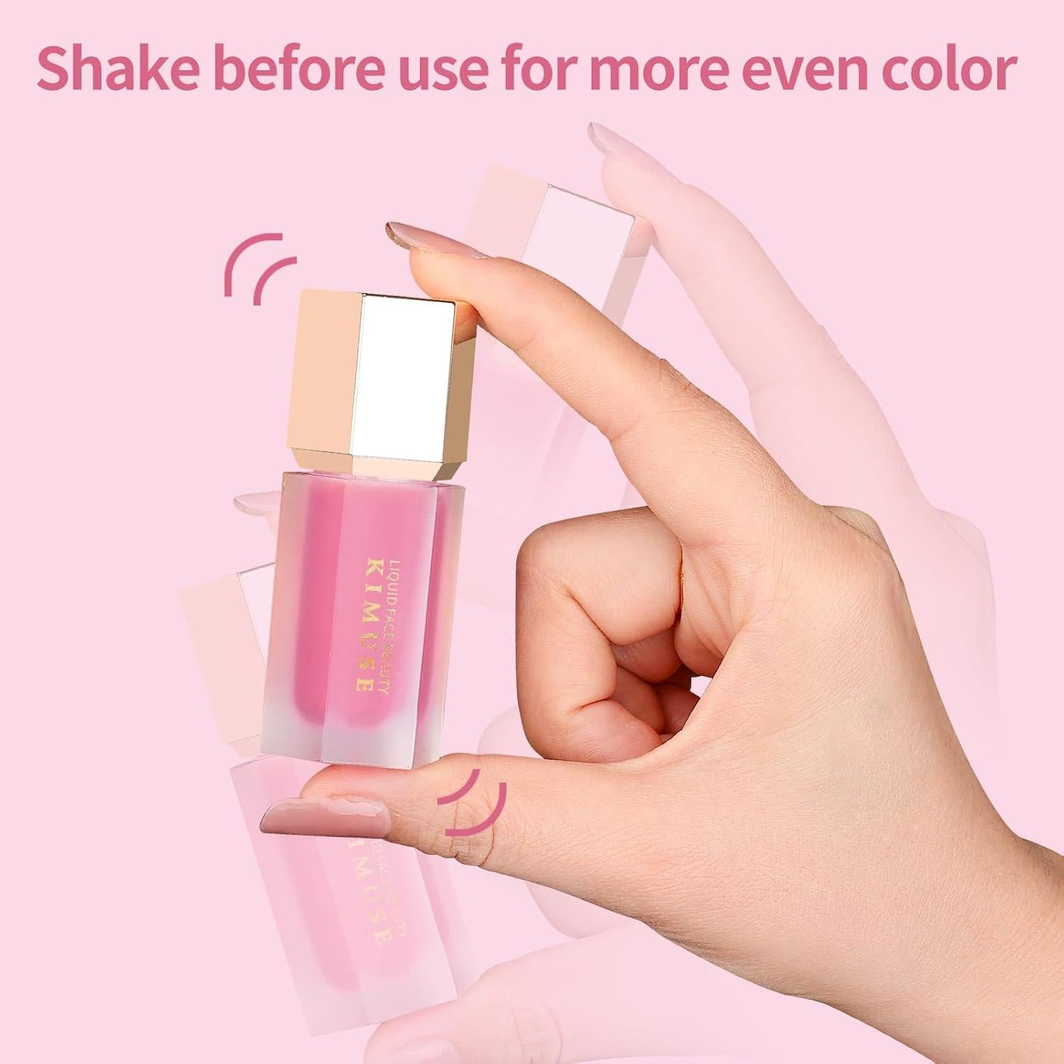 Rubor Líquido KIMUSE Esperanza-Mauve Nude 3.98g - Larga Duración