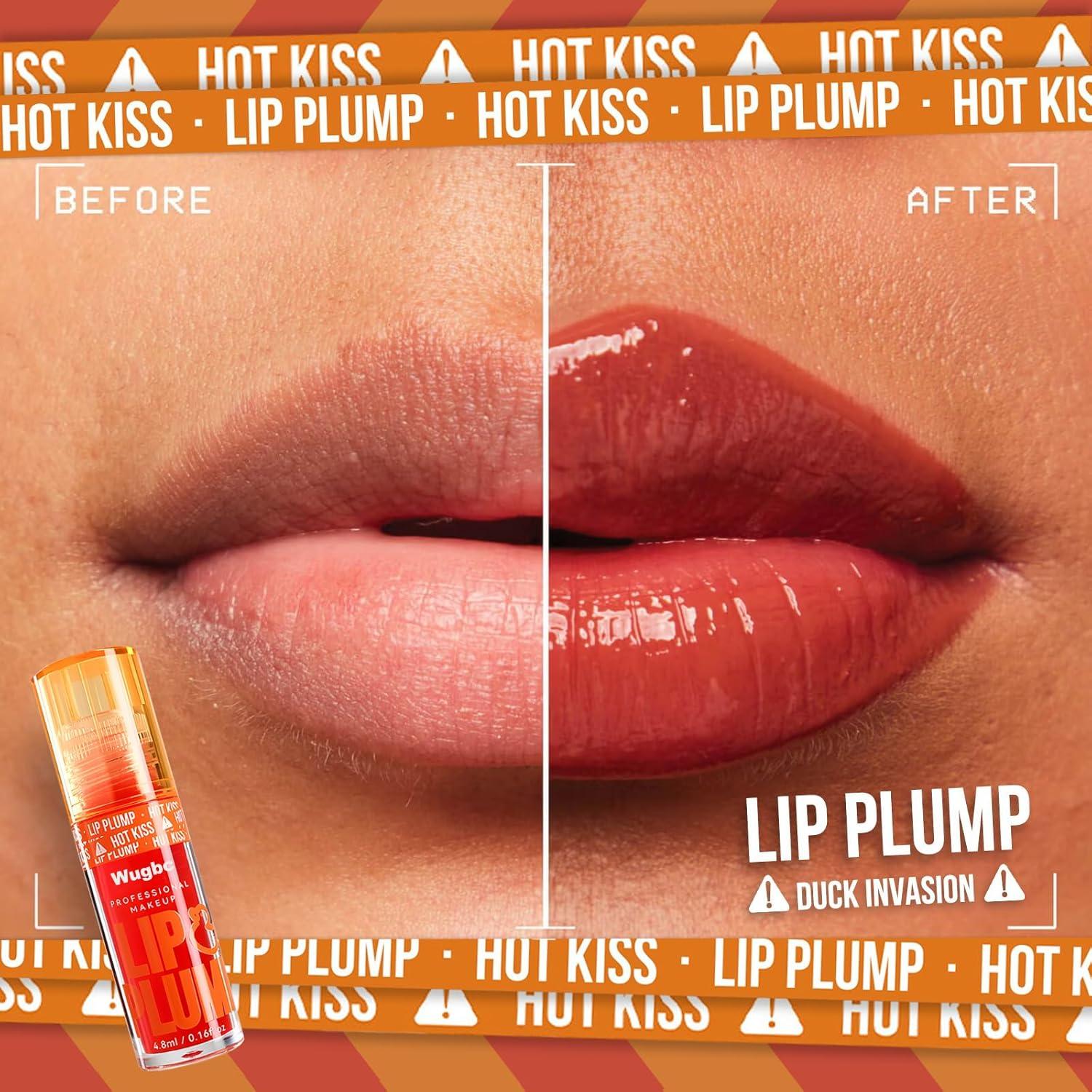 Brillo Labial Voluminizador Wugbc - 3 Colores Hidratantes