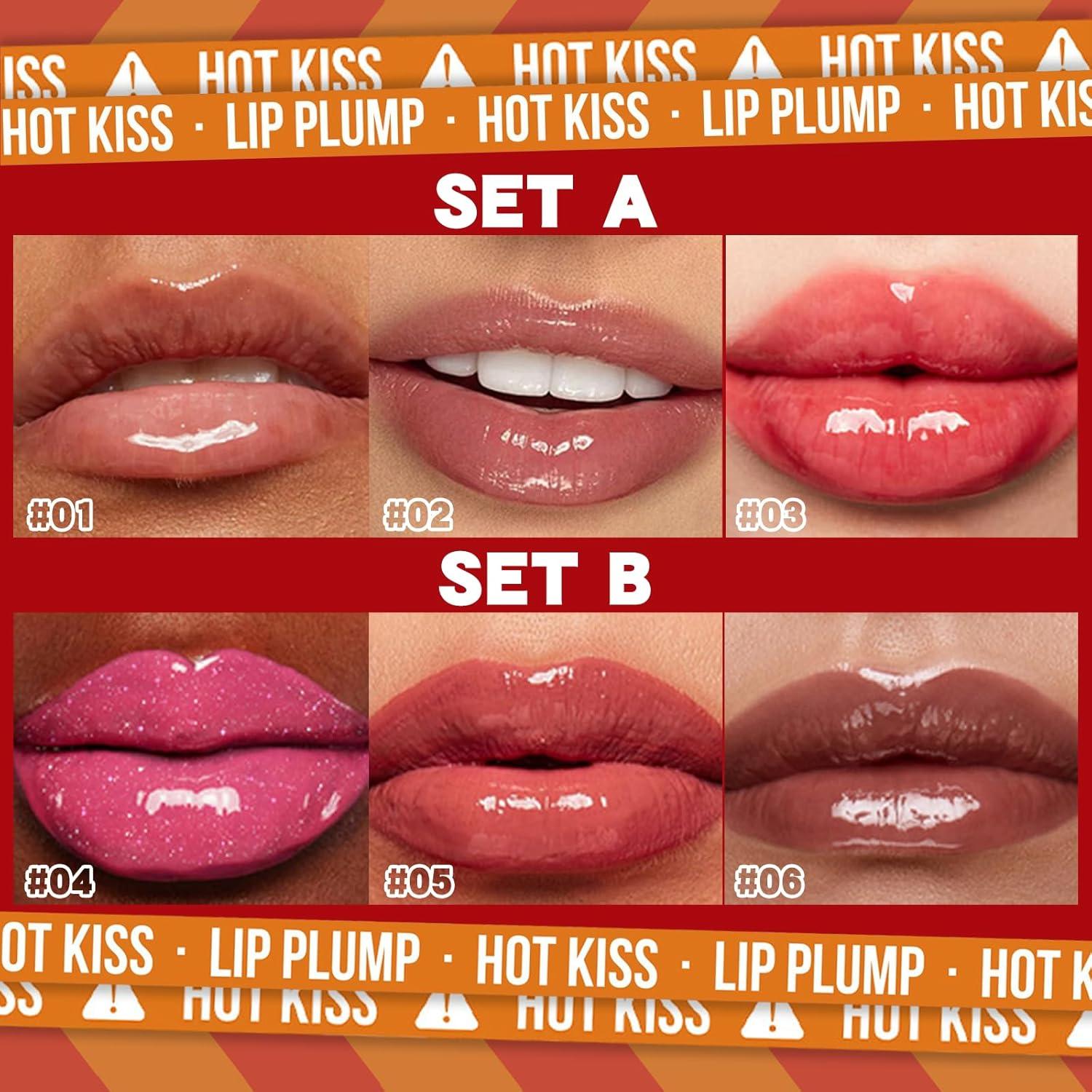 Brillo Labial Voluminizador Wugbc - 3 Colores Hidratantes