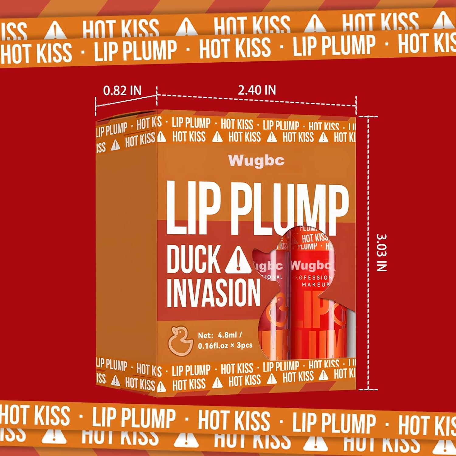 Brillo Labial Voluminizador Wugbc - 3 Colores Hidratantes