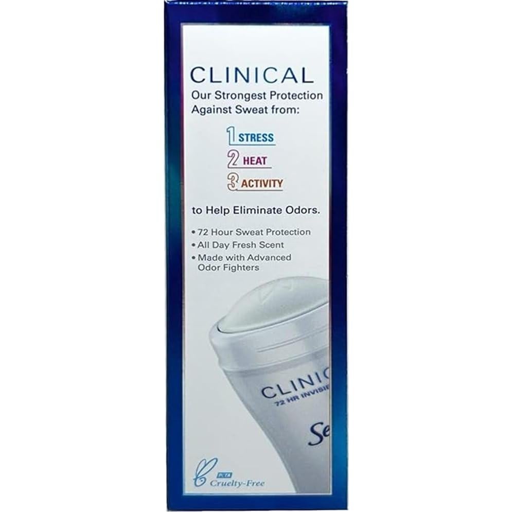 Desodorante Secret Clinical Completamente Limpio 3 Paquetes 45g